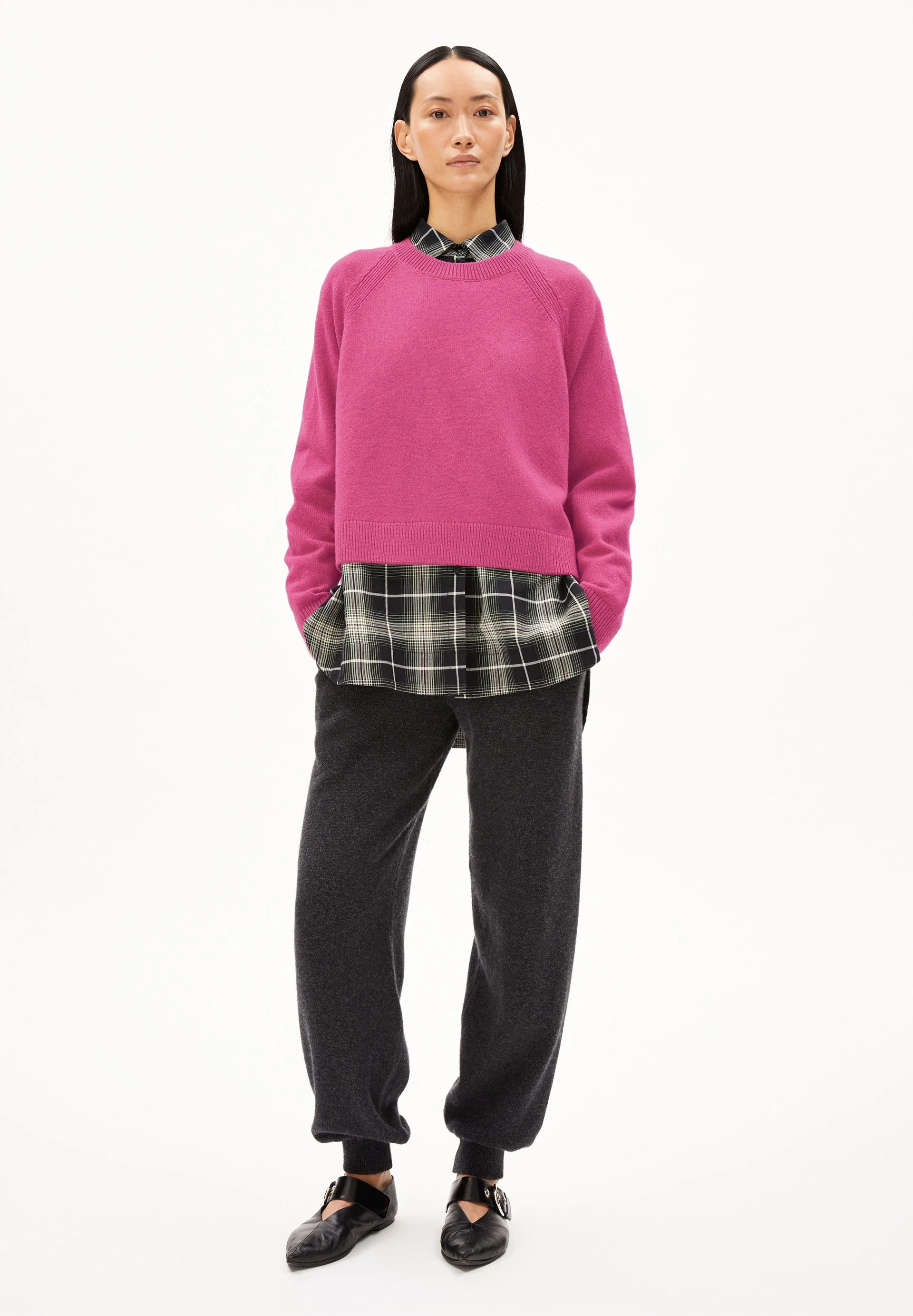 DILIRIAA REGLANA STRICKPULLOVER | crushed berry - Image 5