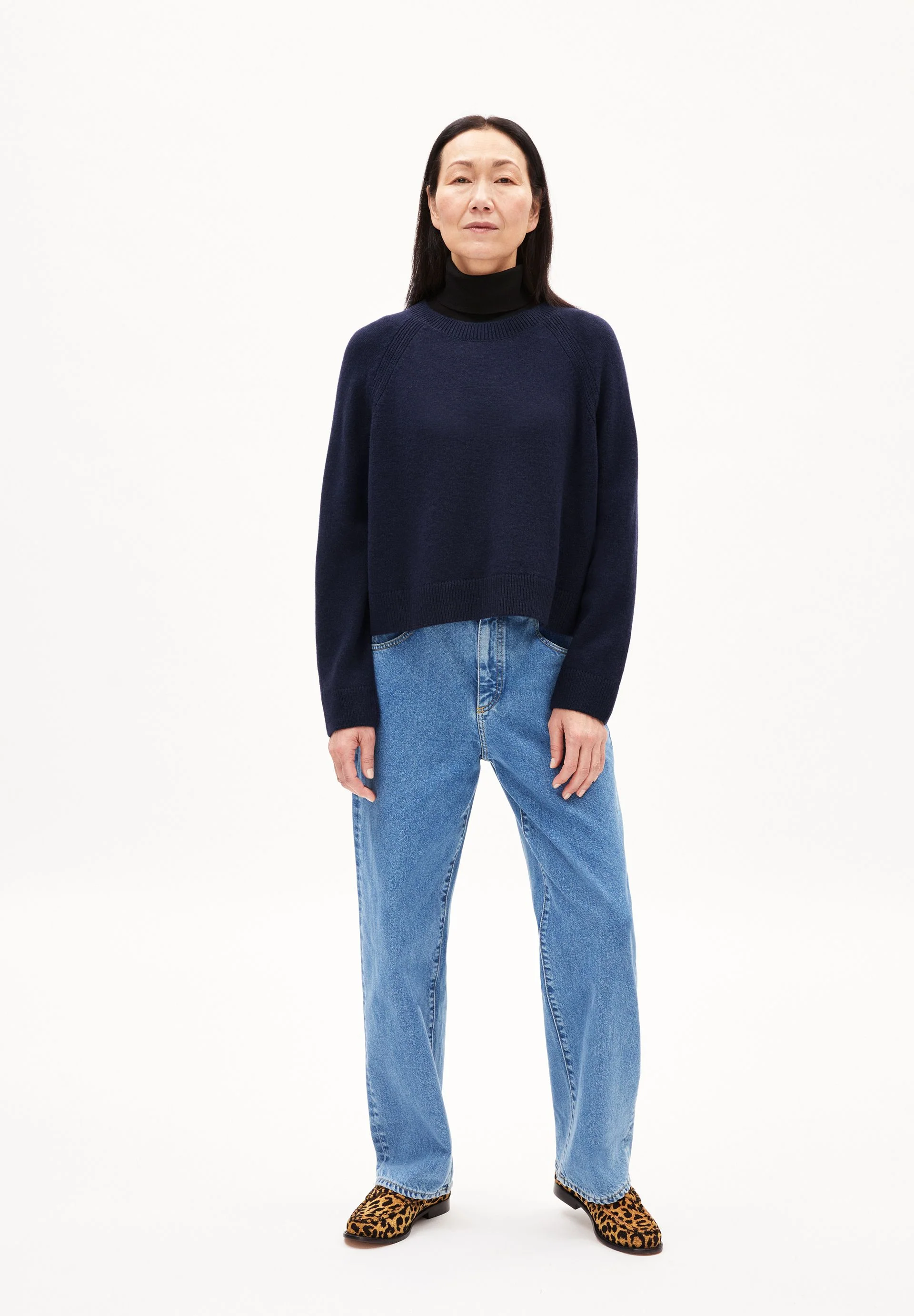 DILIRIAA REGLANA STRICKPULLOVER | night sky - Image 5