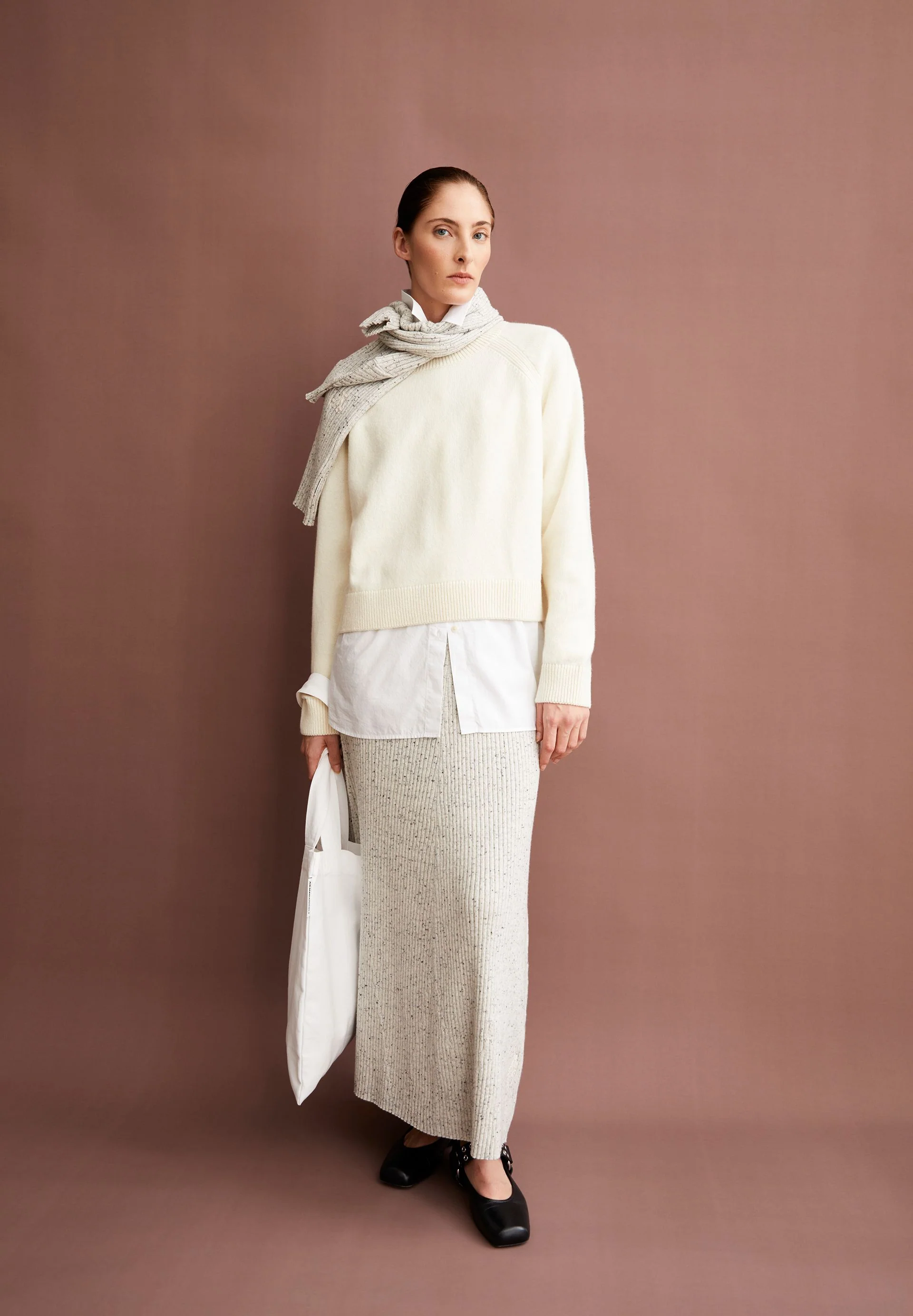 DILIRIAA REGLANA STRICKPULLOVER | oatmilk - Image 4