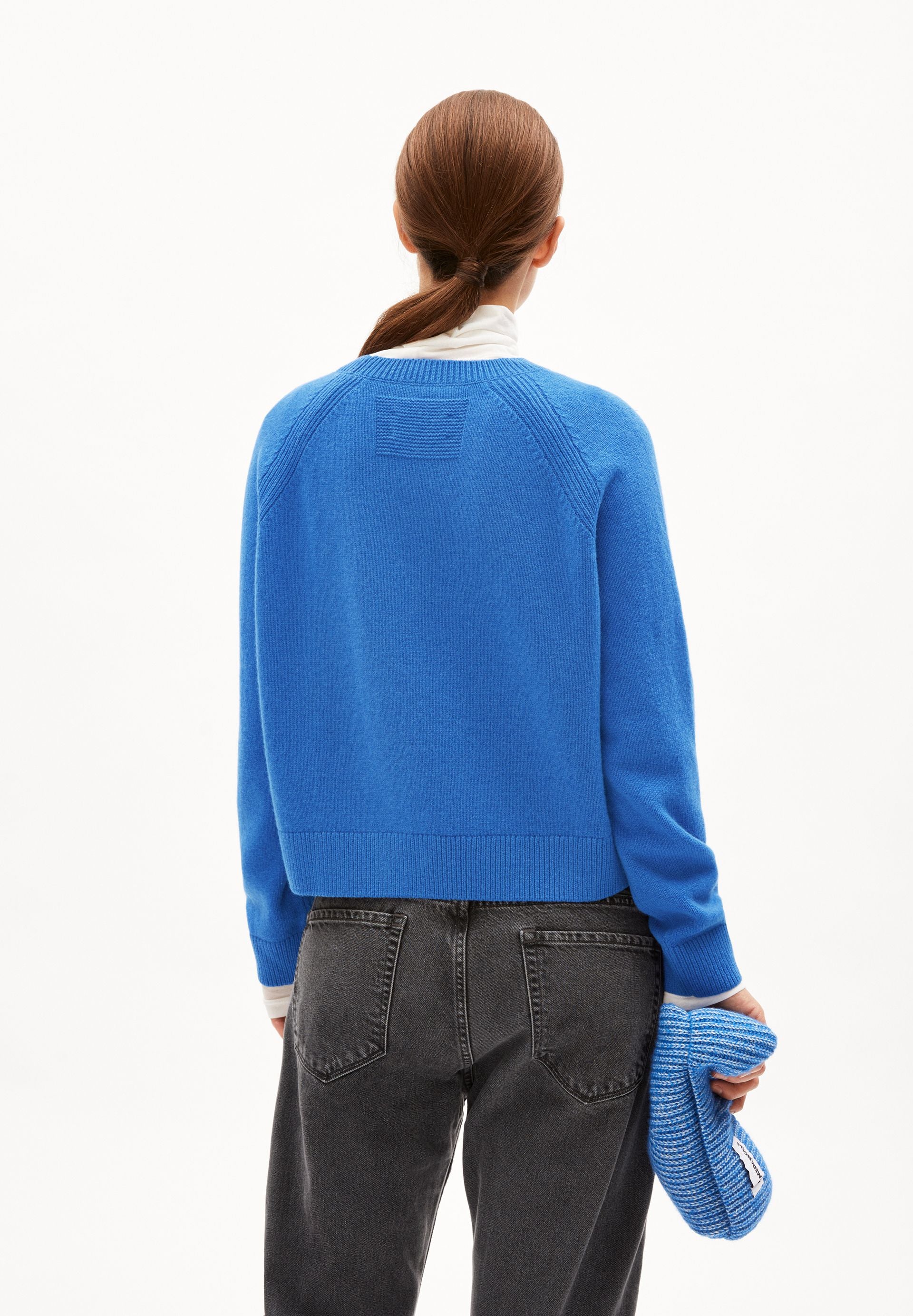 DILIRIAA REGLANA STRICKPULLOVER | warm blue - Image 2