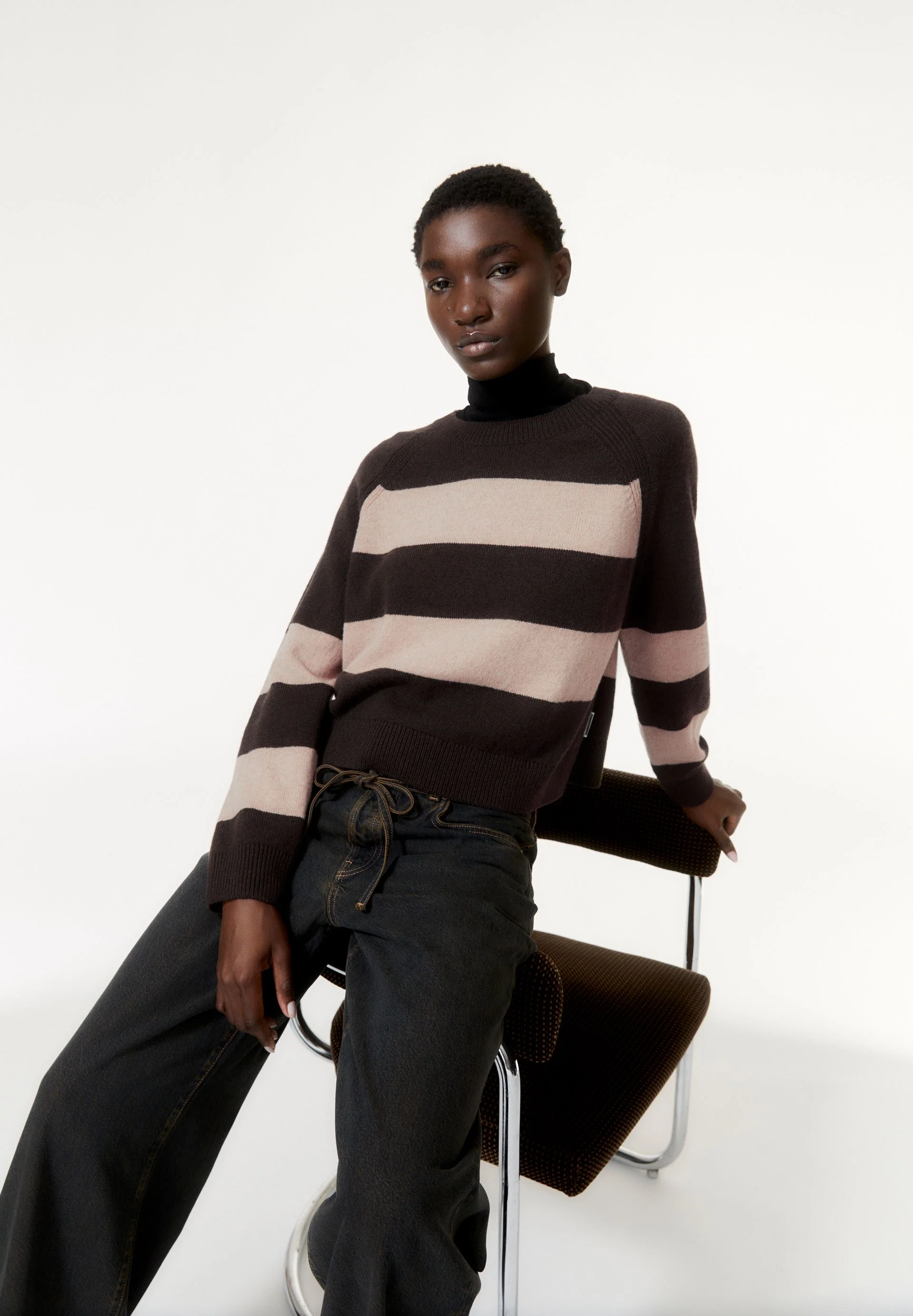 DILIRIAA STRIPES | coffee-cinnamon dust melange - Image 4