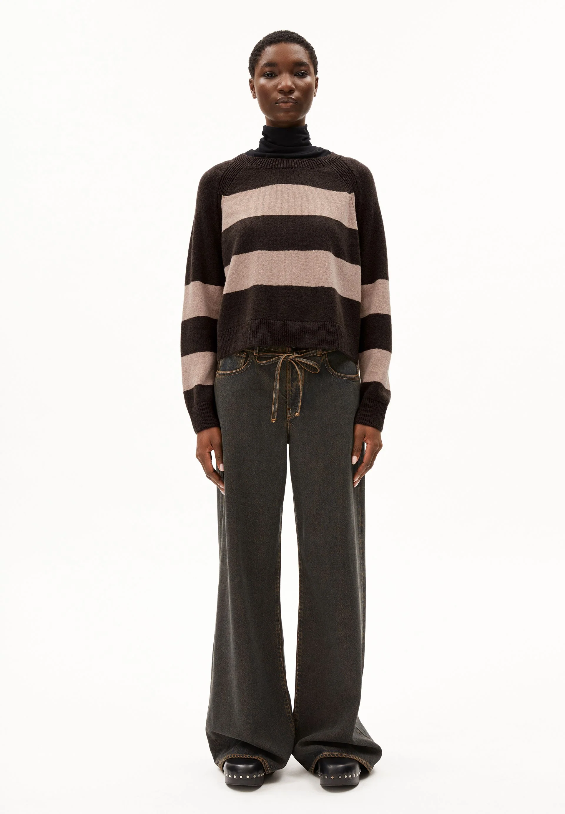 DILIRIAA STRIPES | coffee-cinnamon dust melange - Image 5