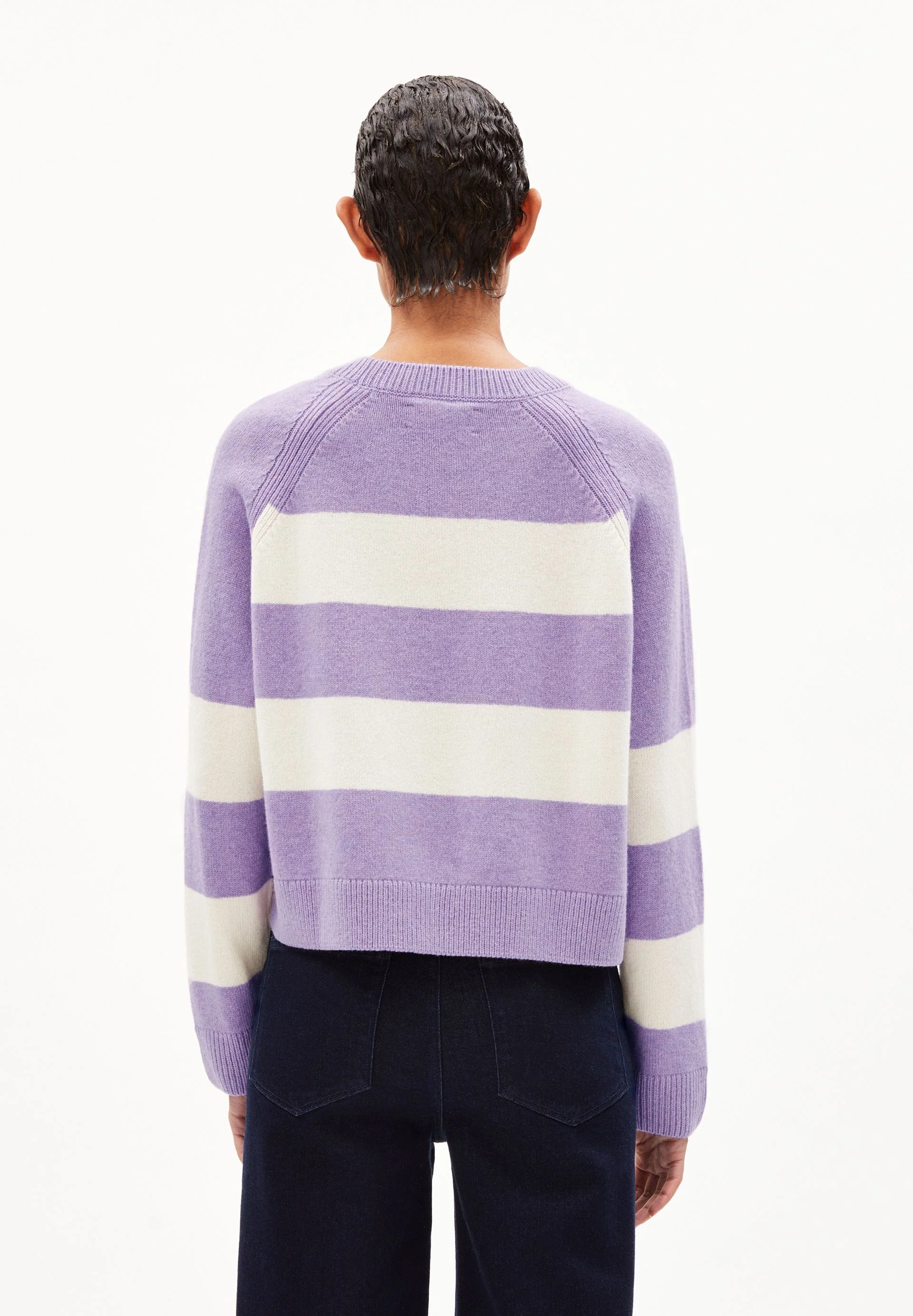 DILIRIAA STRIPES | smart lilac melange-oatmilk - Image 2