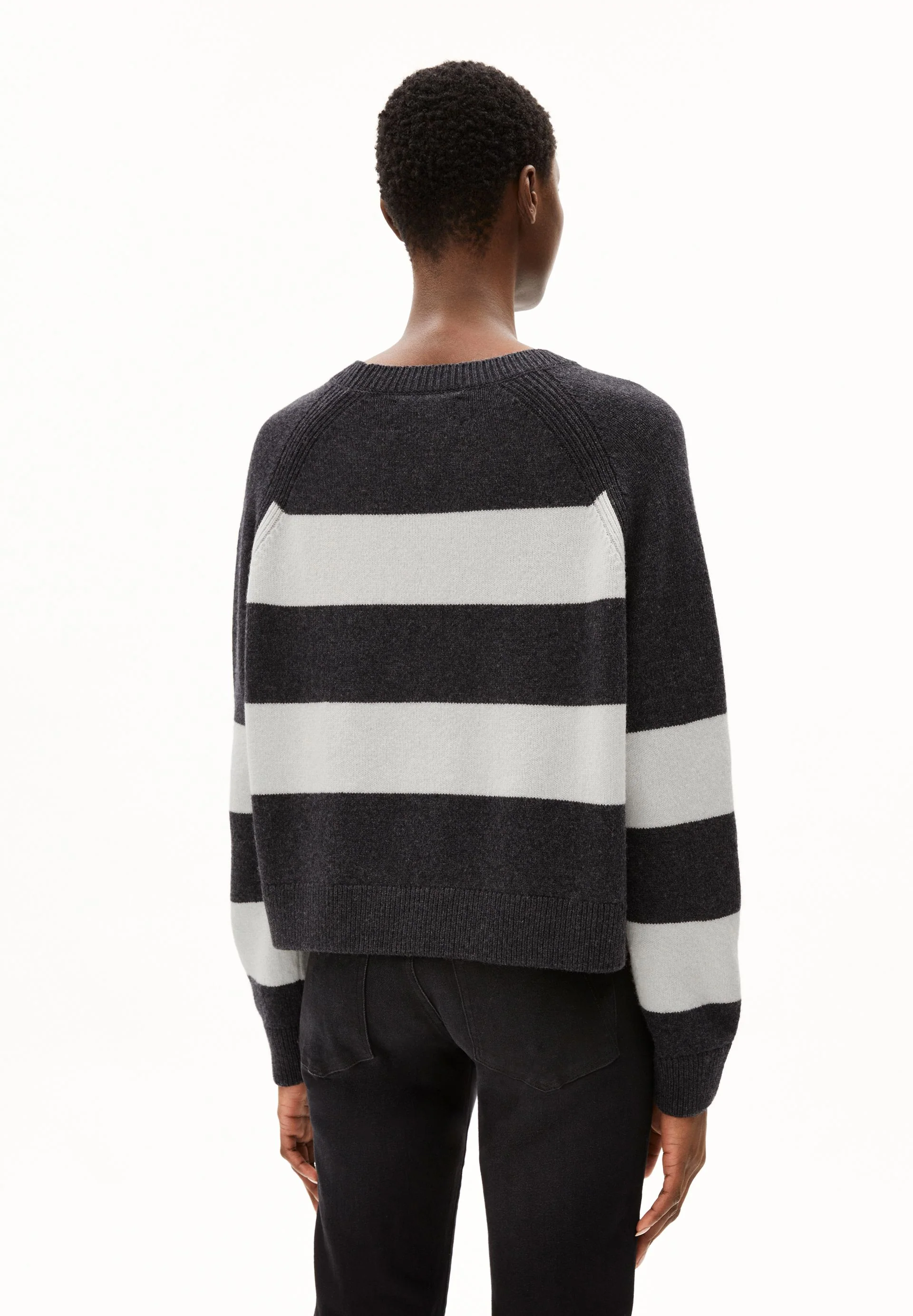 DILIRIAA STRIPES | steel melange-oatmilk - Image 2