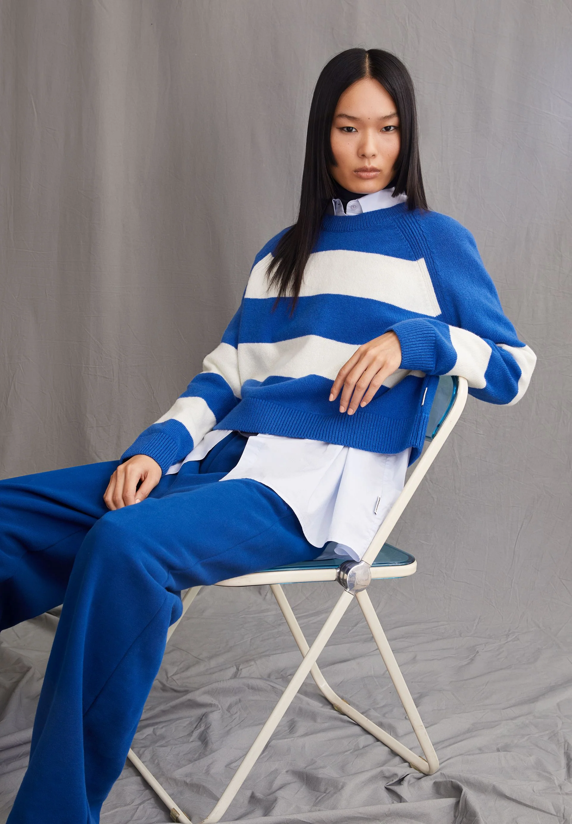 DILIRIAA STRIPES | warm blue-oatmilk - Image 4