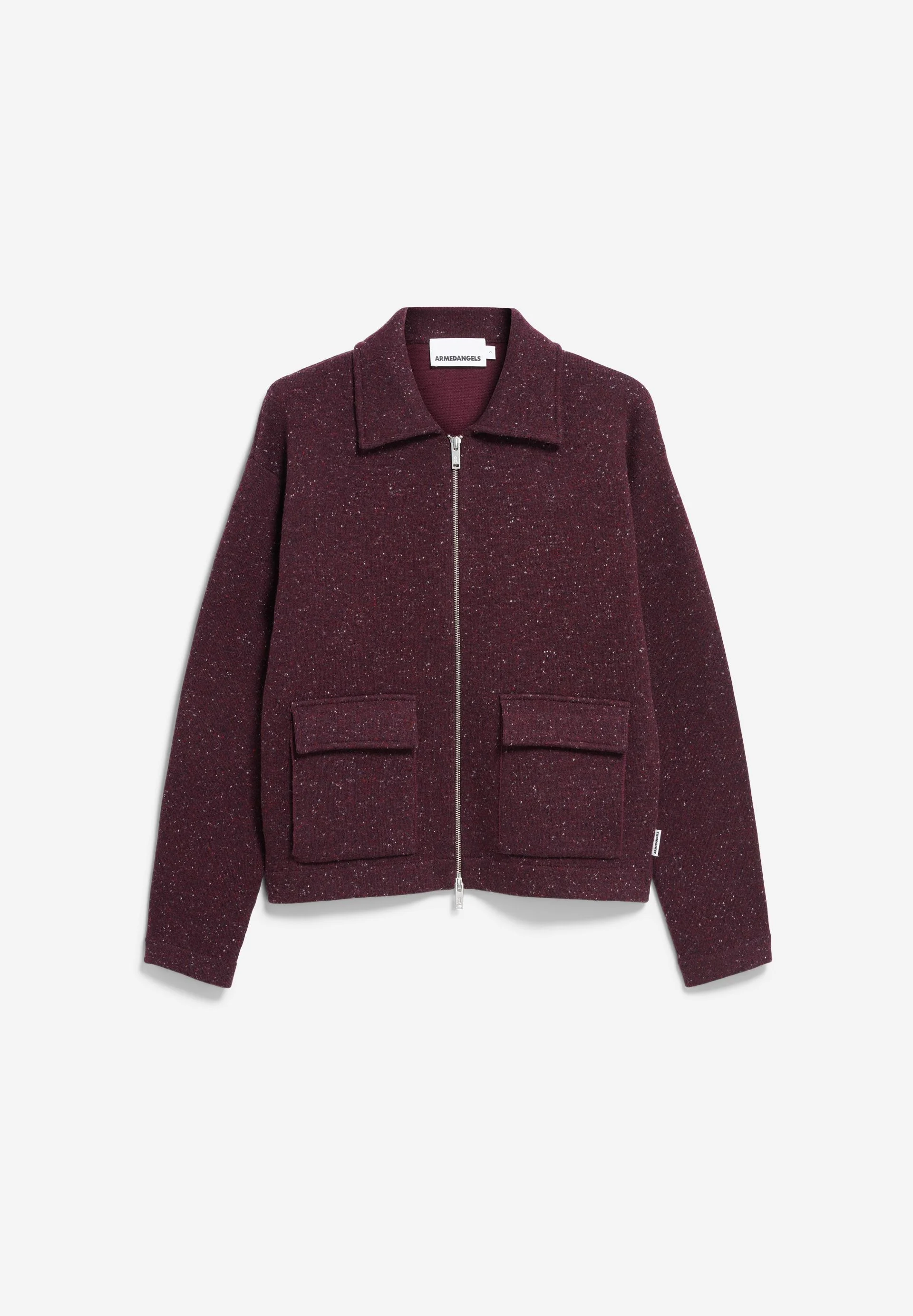 DOROTHEAA TWEED JACKE | dark cranberry - Image 7