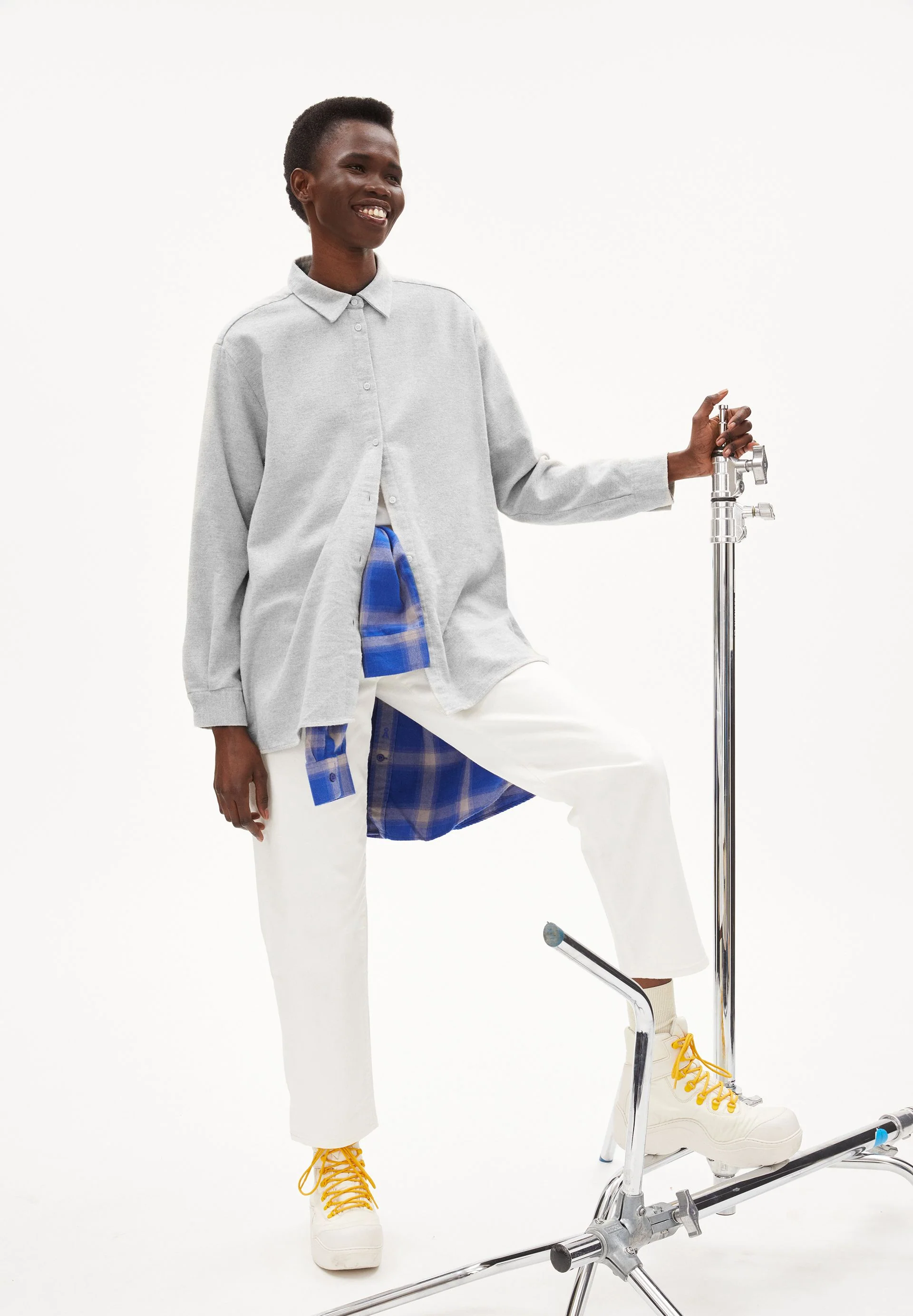 EALGAA BRUSHED | grey melange - Image 4