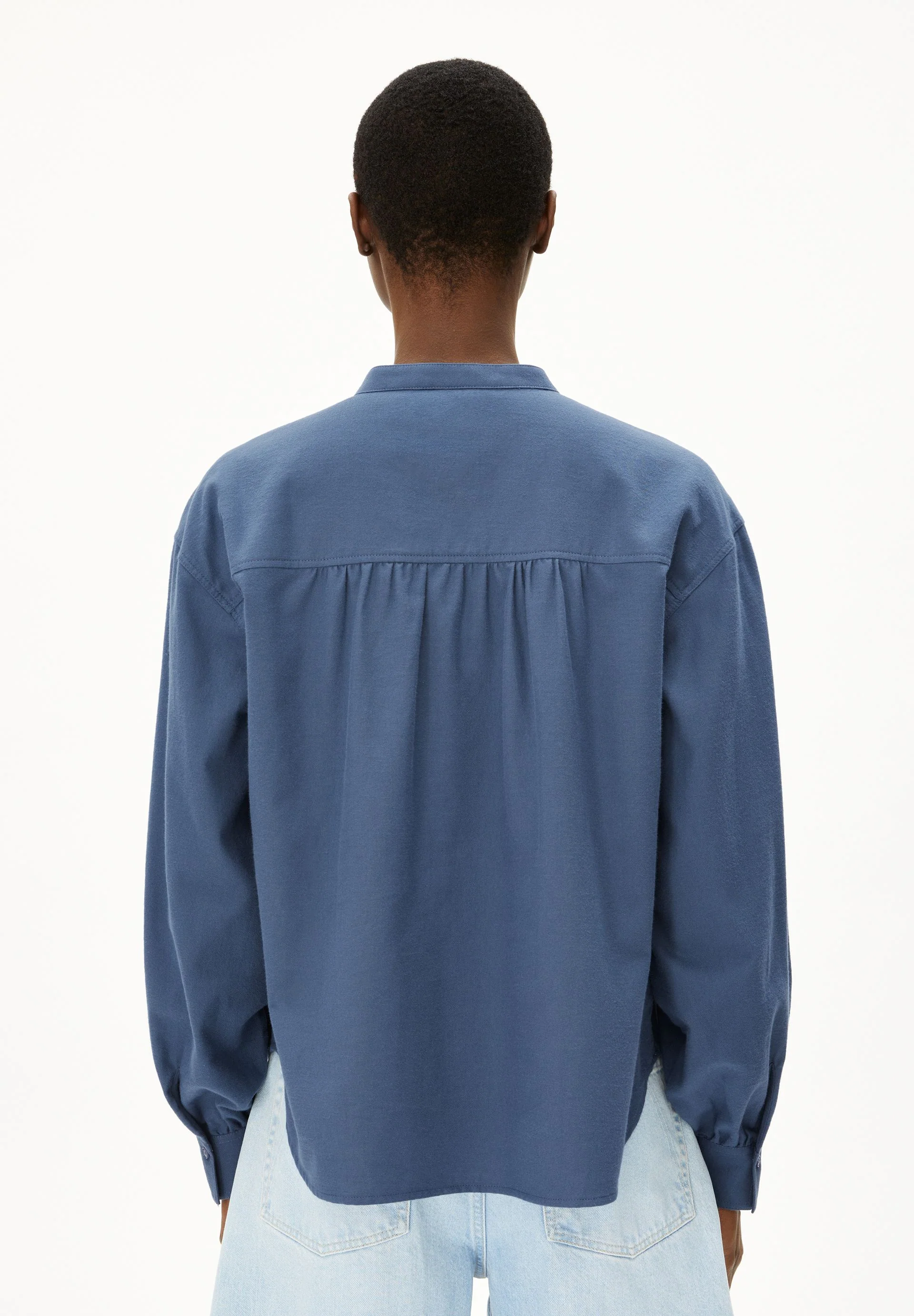 EFINARAA BRUSHED BLUSE | nightshadow - Image 2
