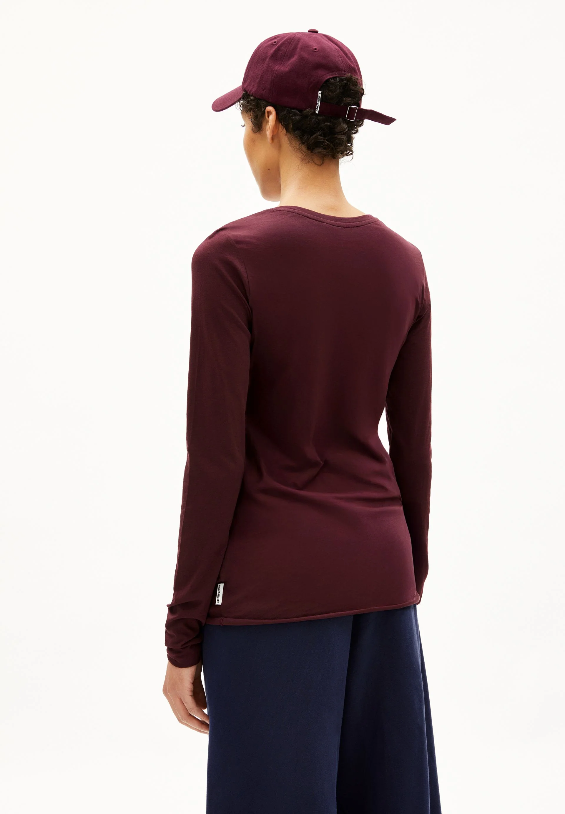 EINIAARA SOFT LANGARMSHIRT | dark cranberry - Image 2