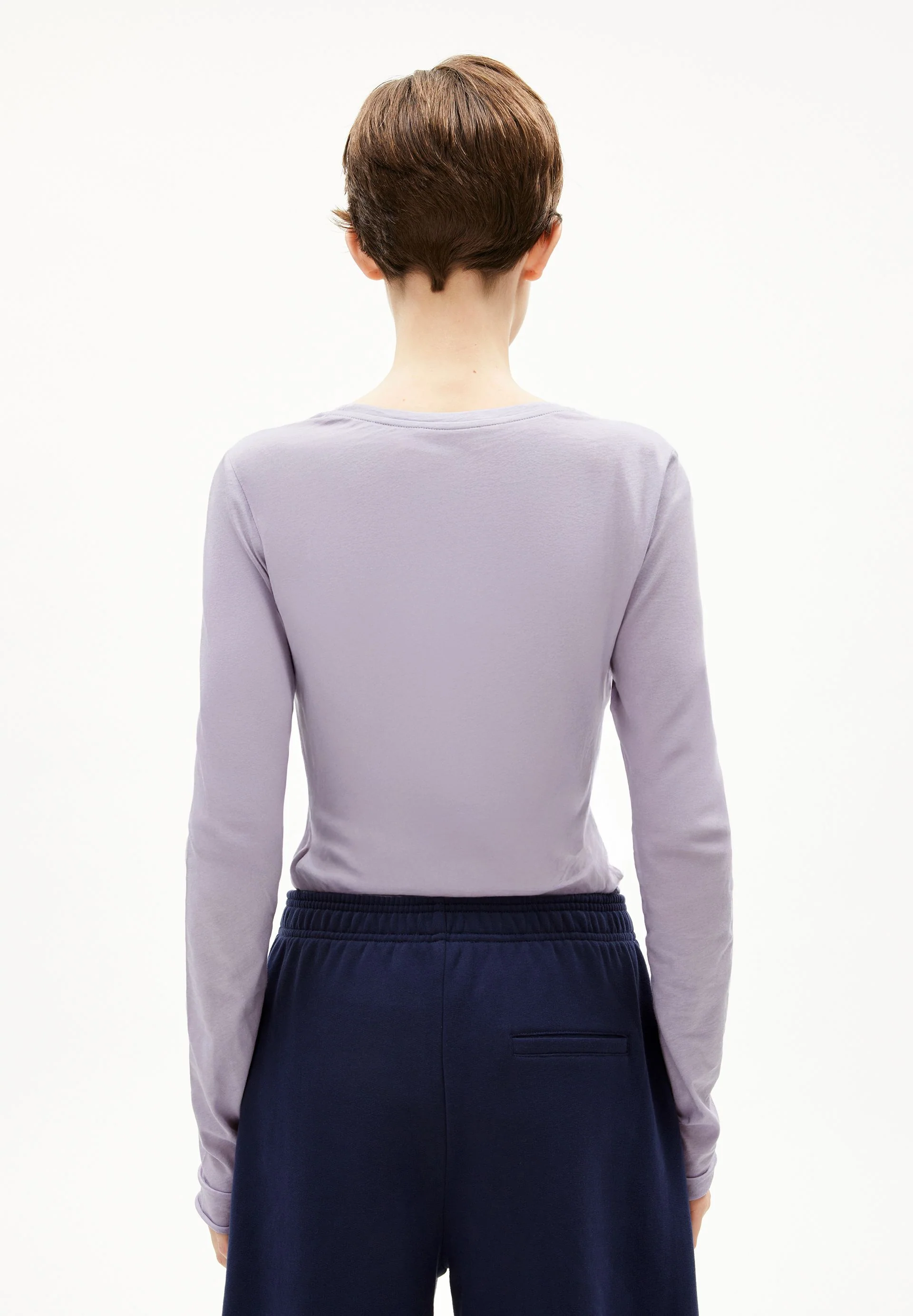 EINIAARA SOFT LANGARMSHIRT | frozen lavender - Image 2