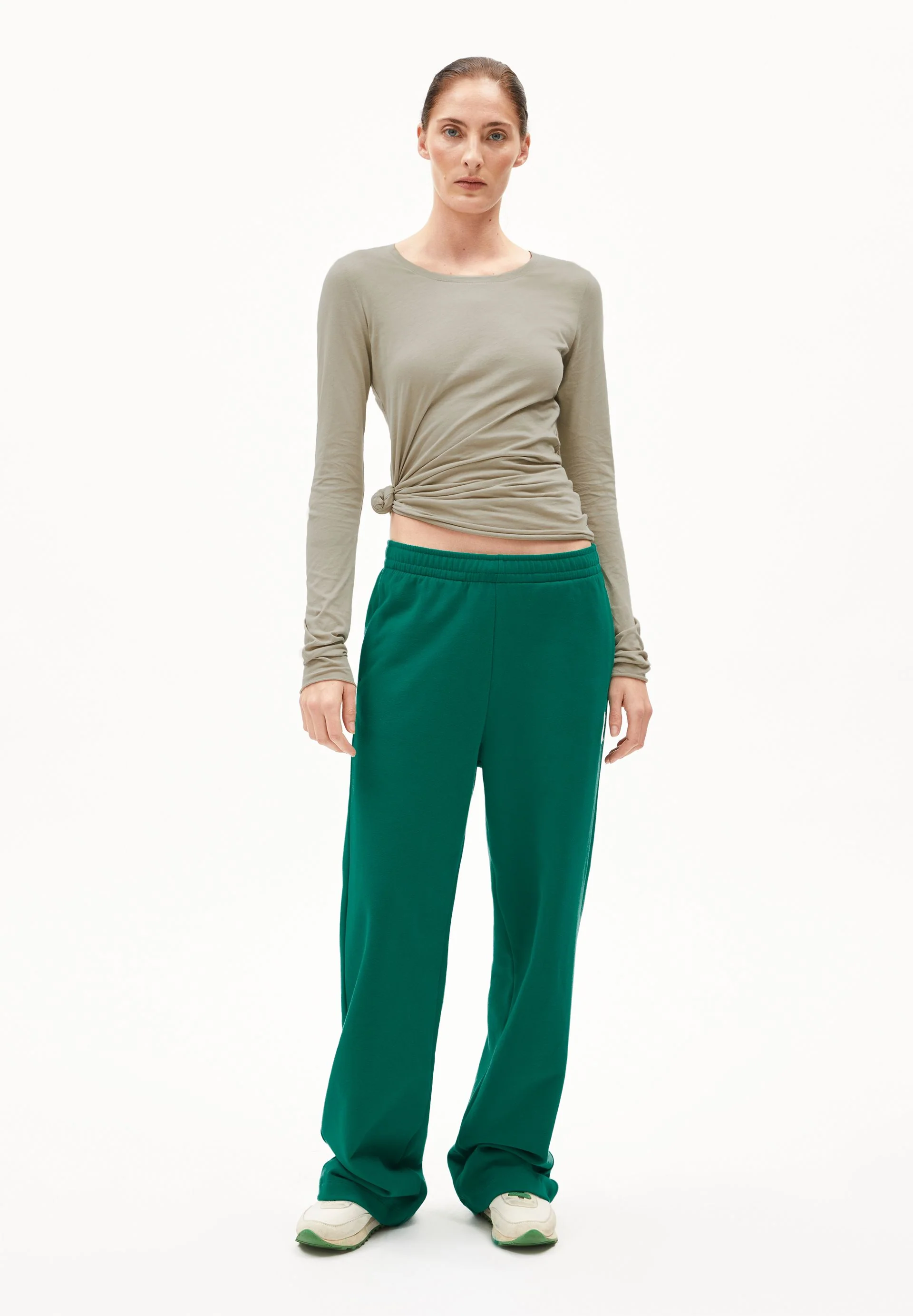 EINIAARA SOFT LANGARMSHIRT | light sage - Image 5