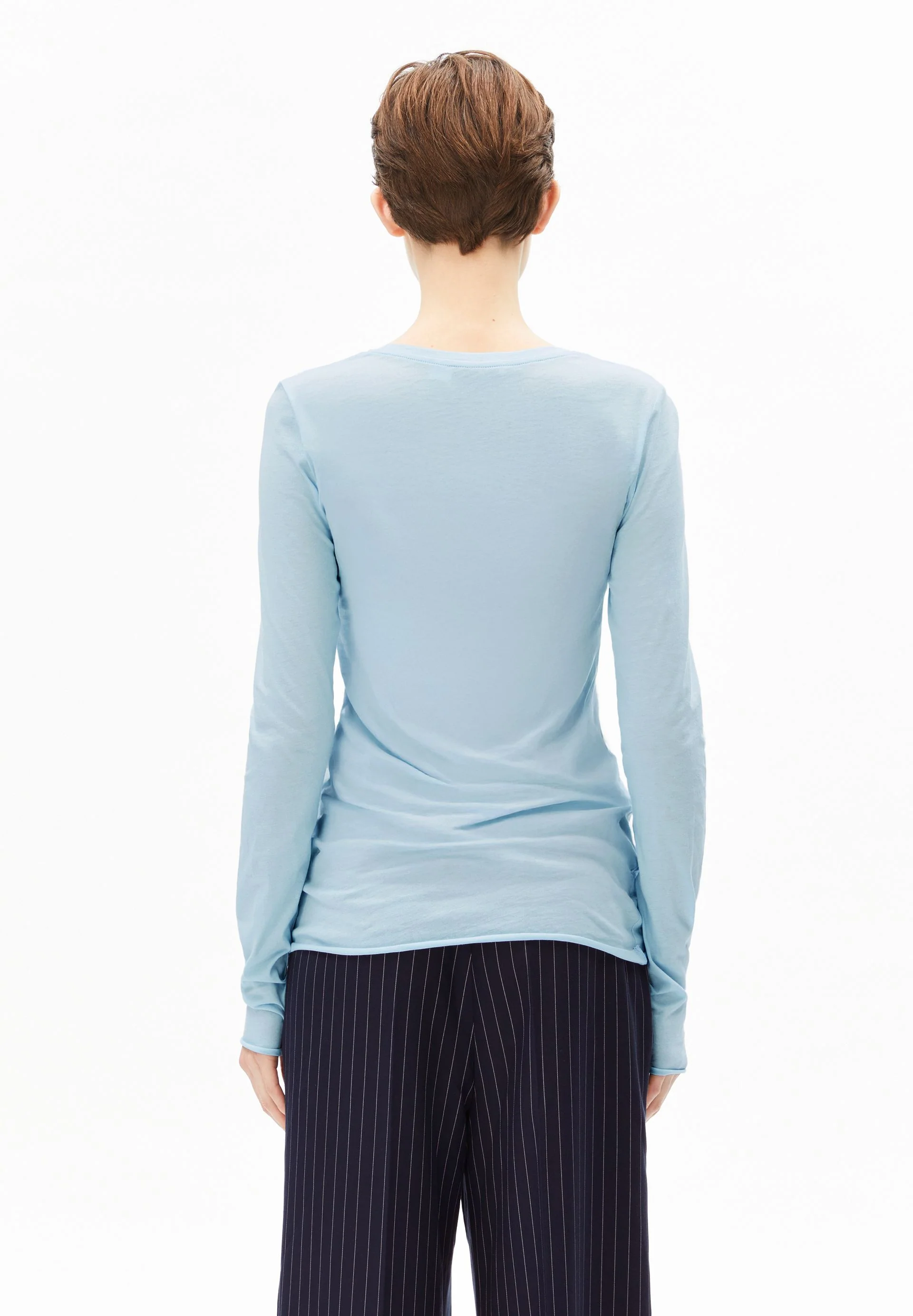 EINIAARA SOFT LANGARMSHIRT | blue glow - Image 2