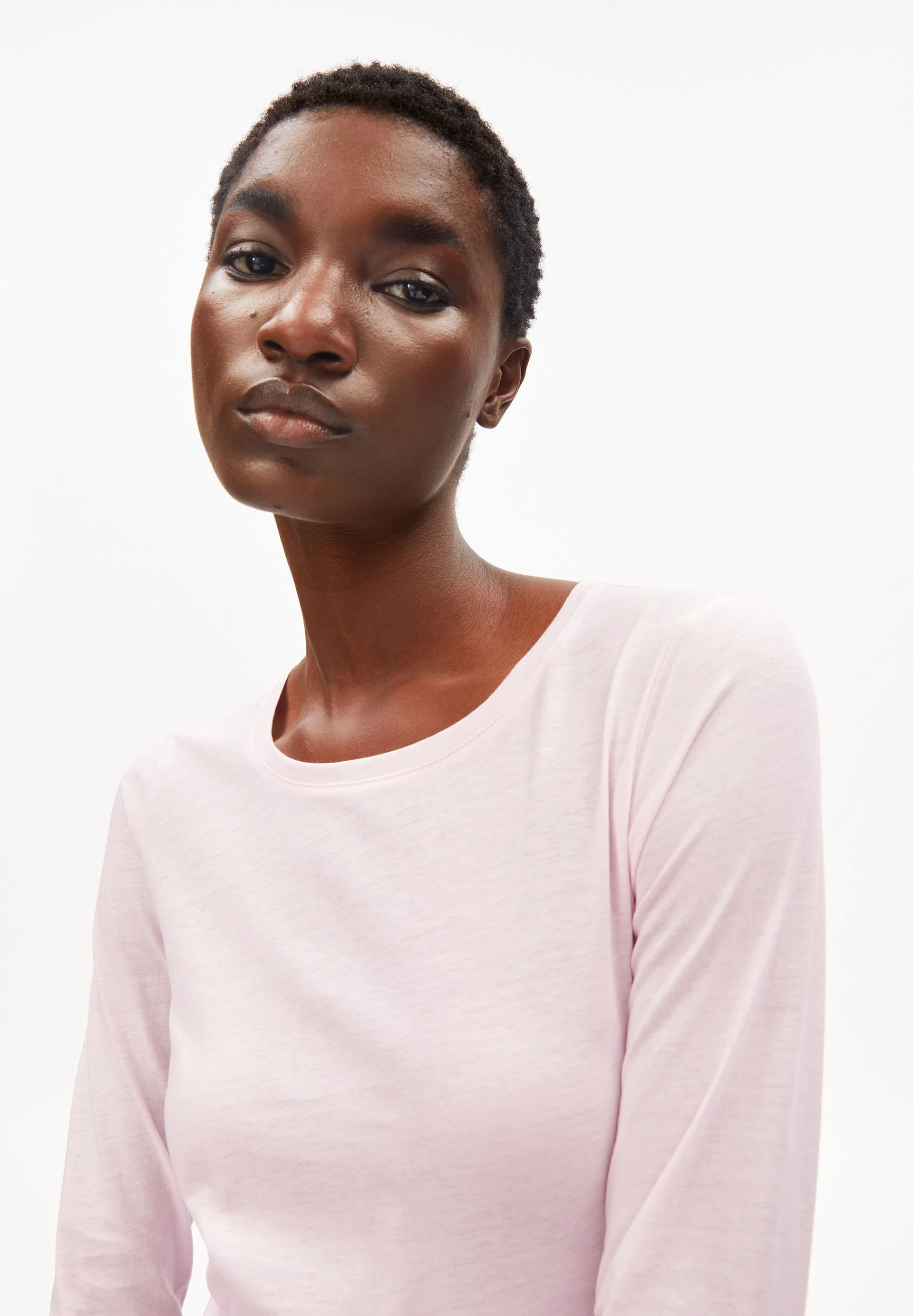 EINIAARA SOFT LANGARMSHIRT | pink mist - Image 3