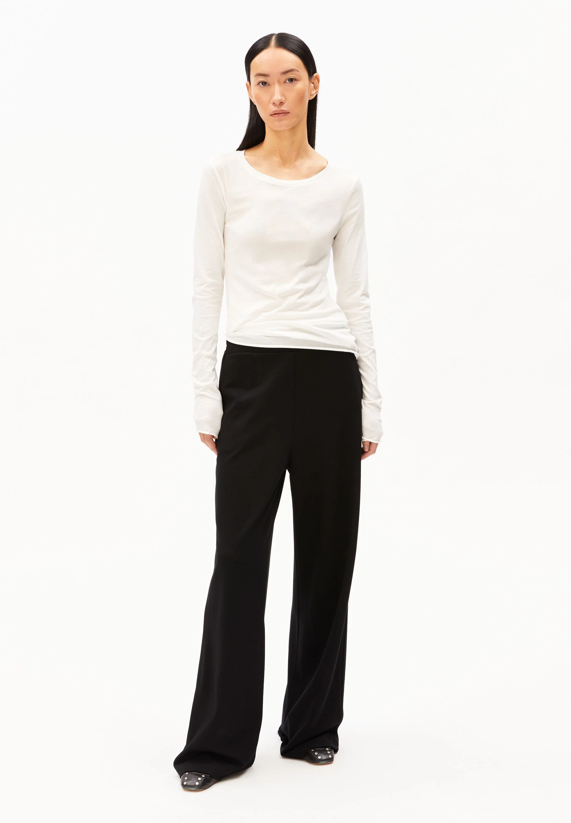 EINIAARA SOFT LANGARMSHIRT | off white - Image 5