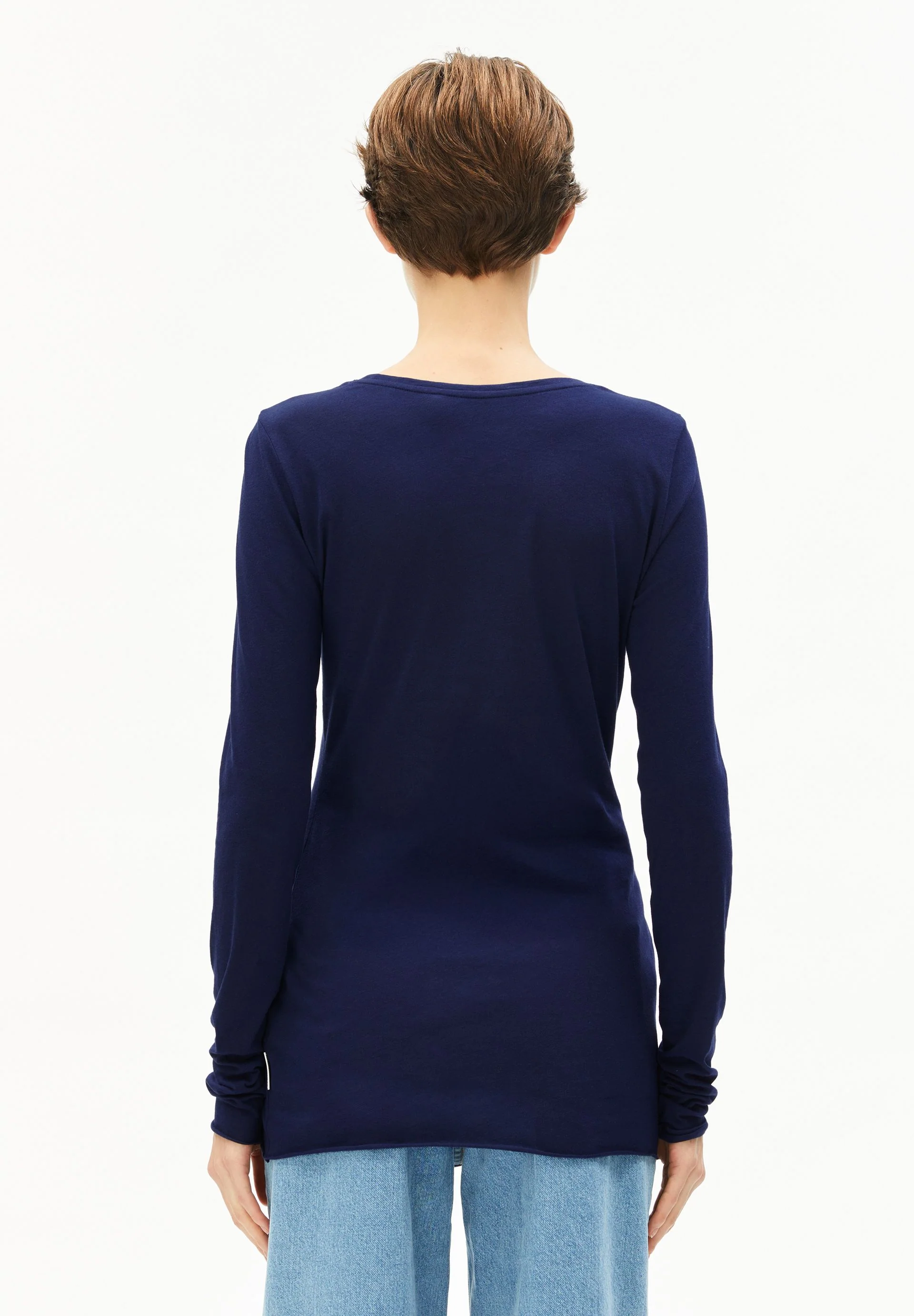 EINIAARA SOFT LANGARMSHIRT | tinted navy - Image 2