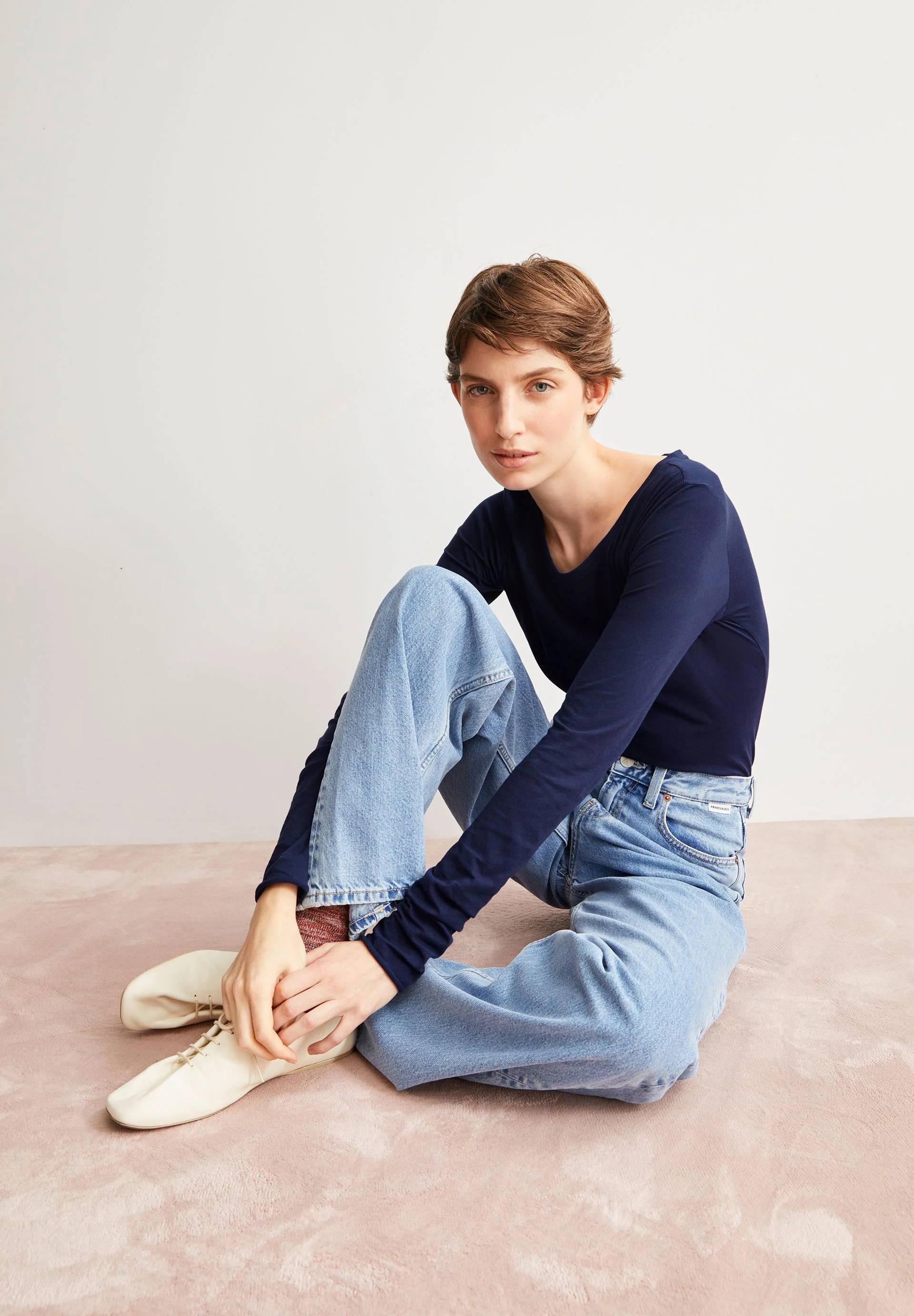 EINIAARA SOFT LANGARMSHIRT | tinted navy - Image 4