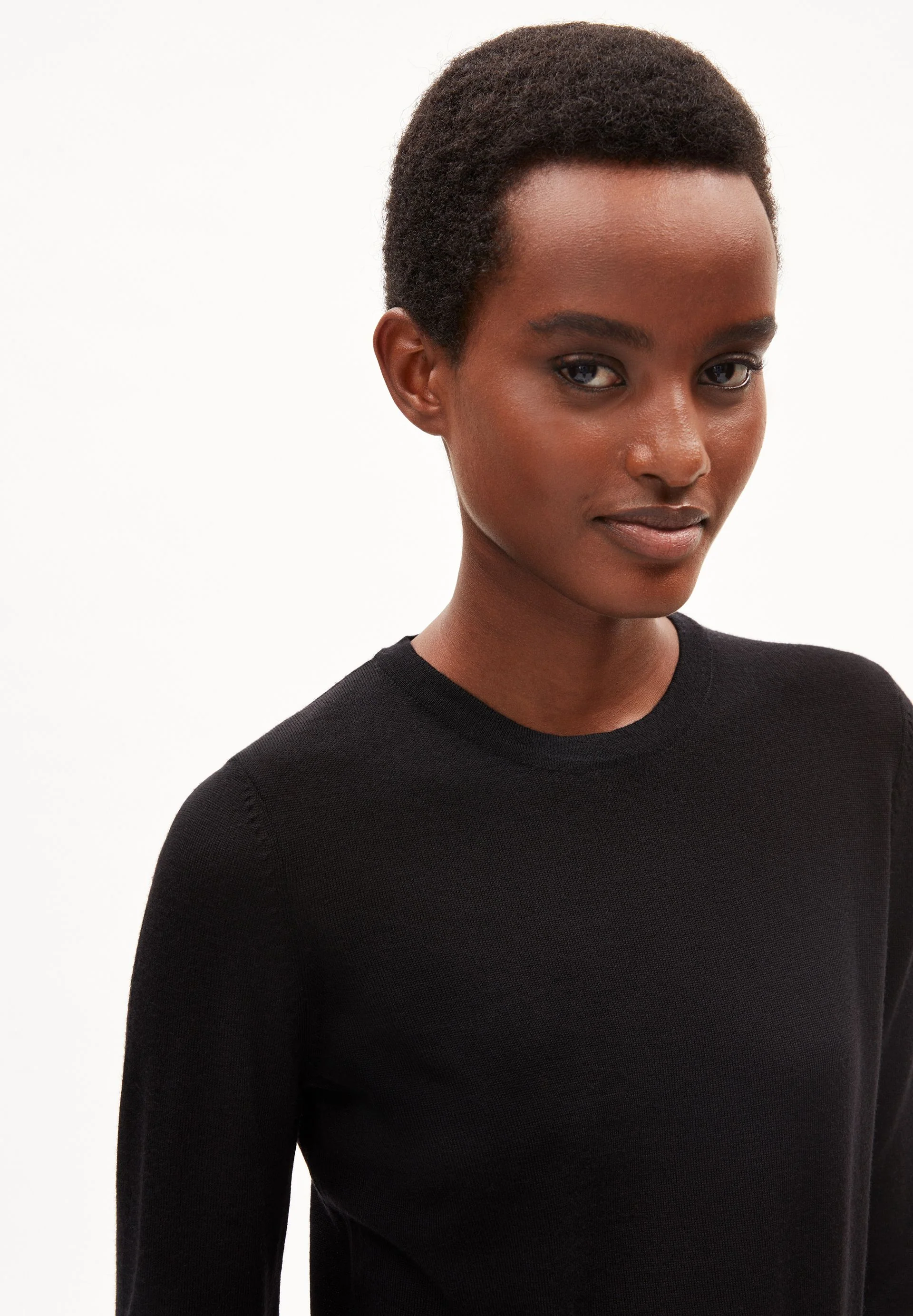 ELDIAA MERINO STRICKPULLOVER | black - Image 3