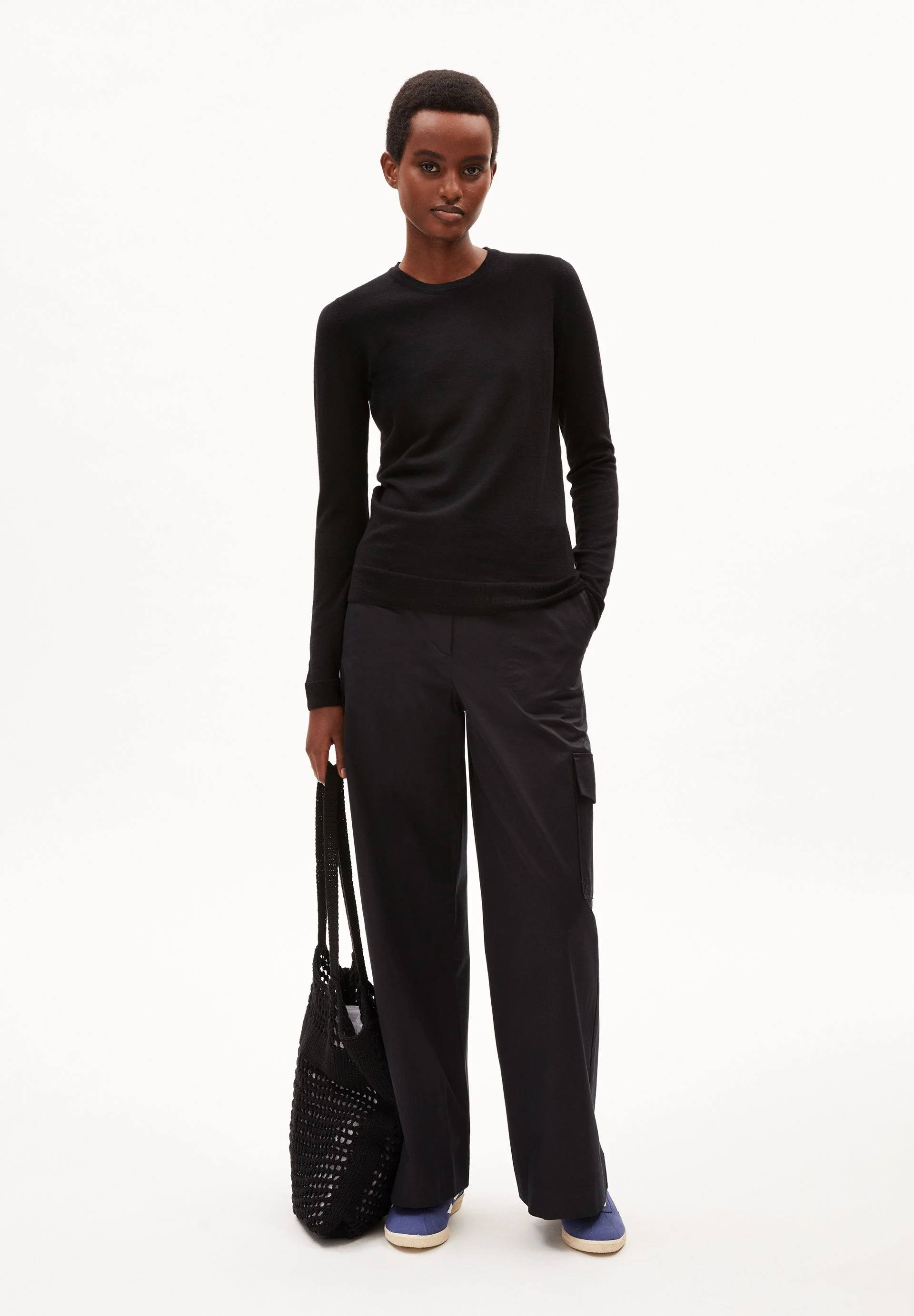ELDIAA MERINO STRICKPULLOVER | black - Image 5
