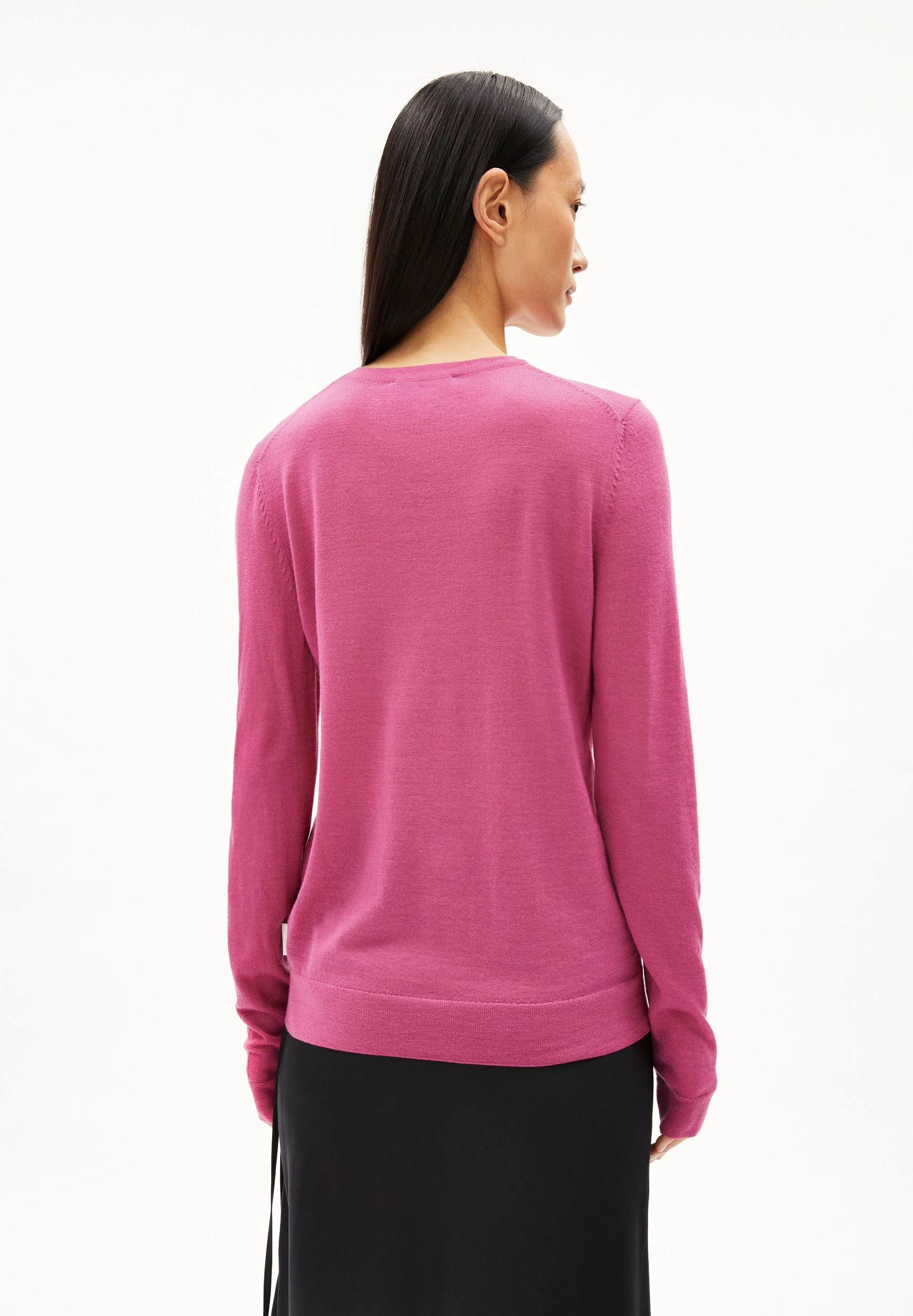 ELDIAA MERINO STRICKPULLOVER | crushed berry - Image 2