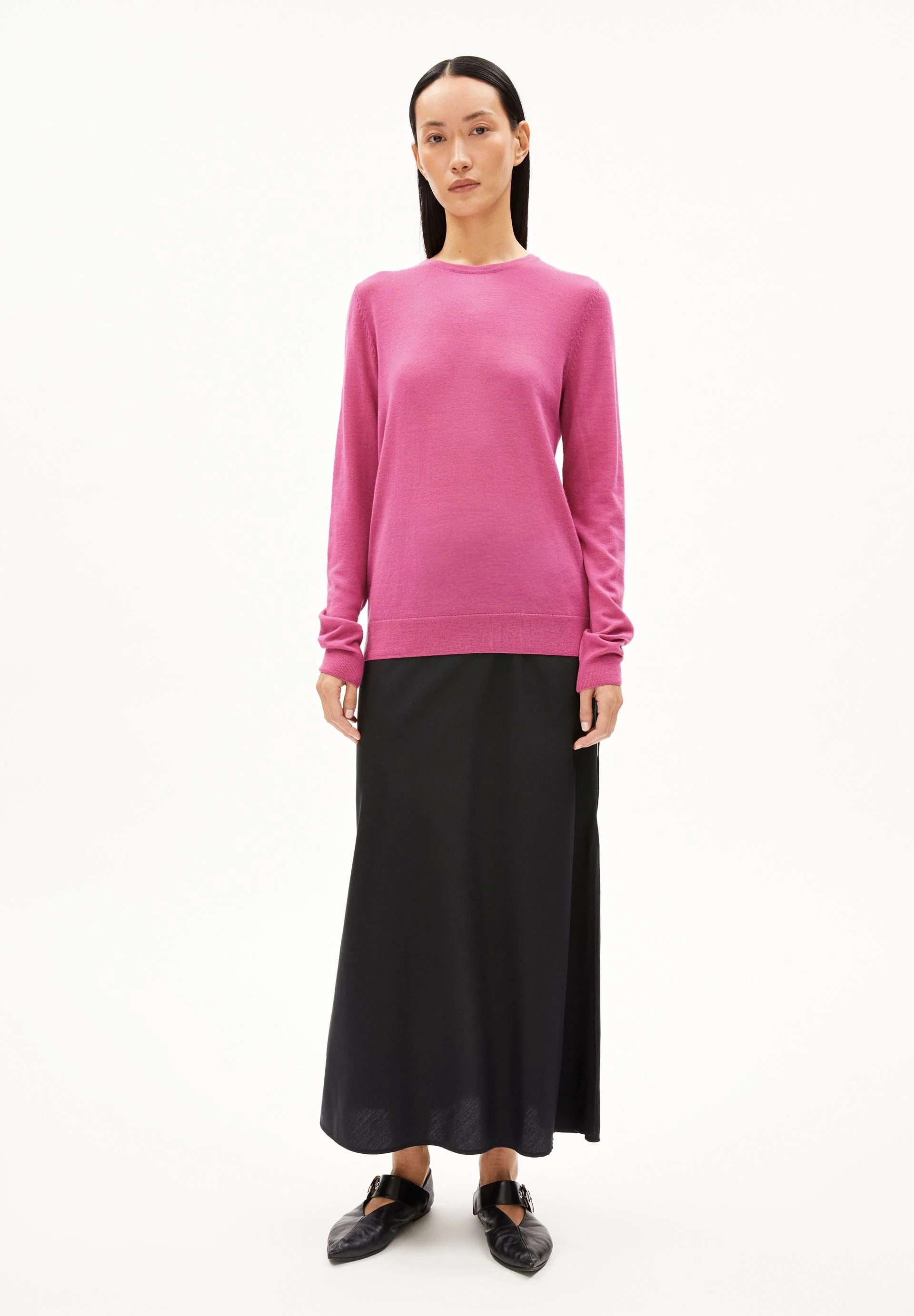 ELDIAA MERINO STRICKPULLOVER | crushed berry - Image 5