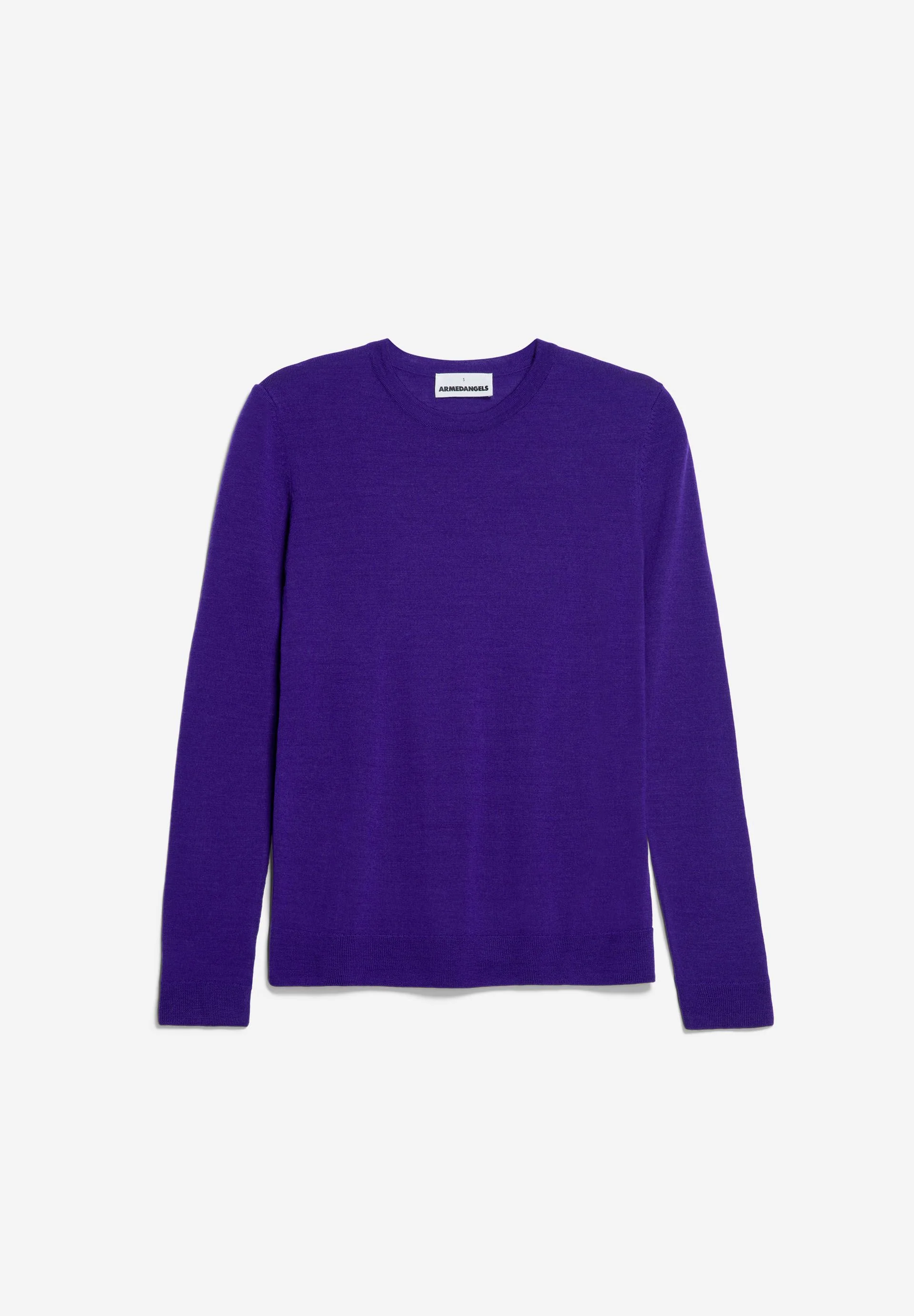 ELDIAA MERINO STRICKPULLOVER | indigo lilac - Image 6