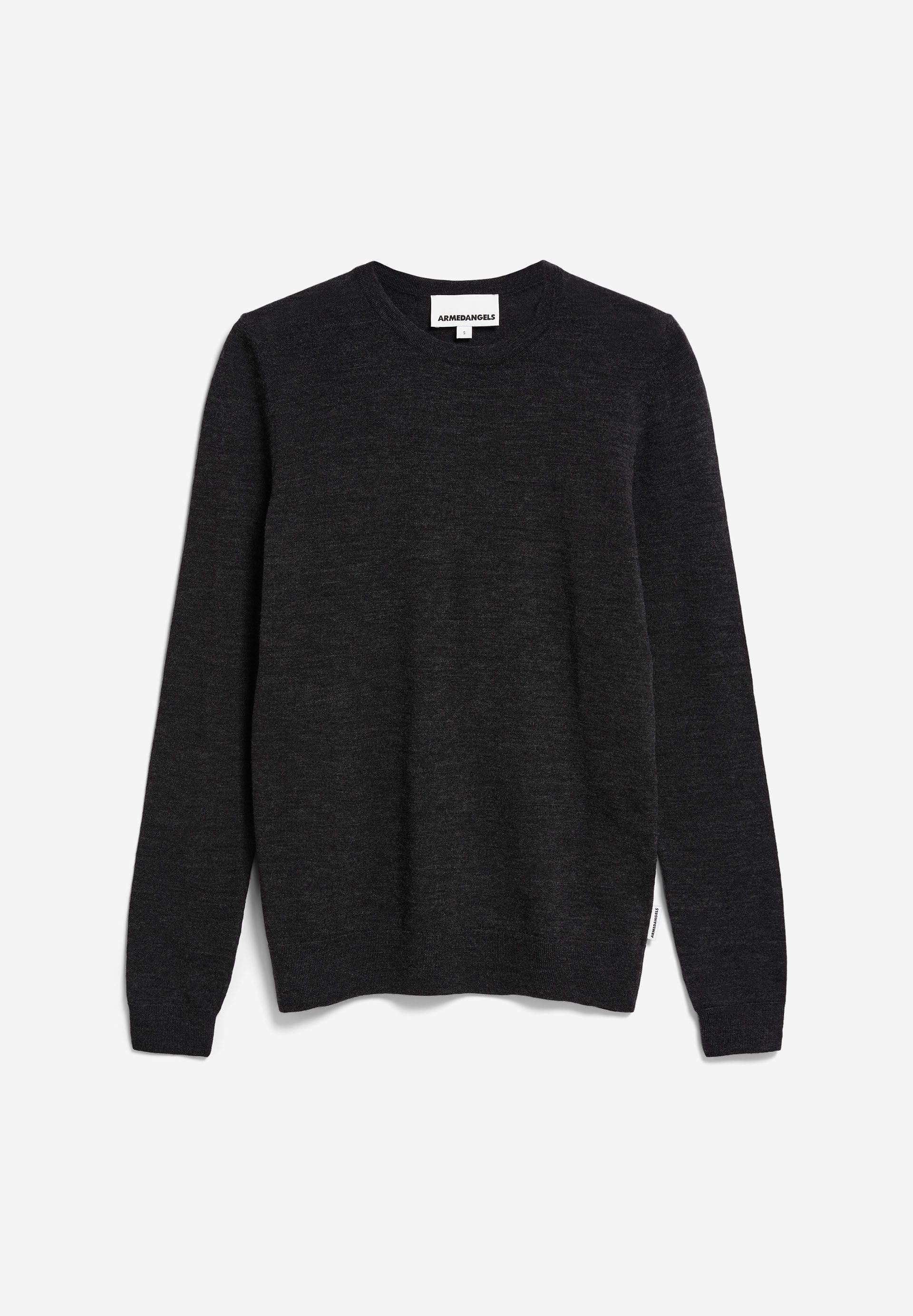 ELDIAA MERINO STRICKPULLOVER | steel melange - Image 6