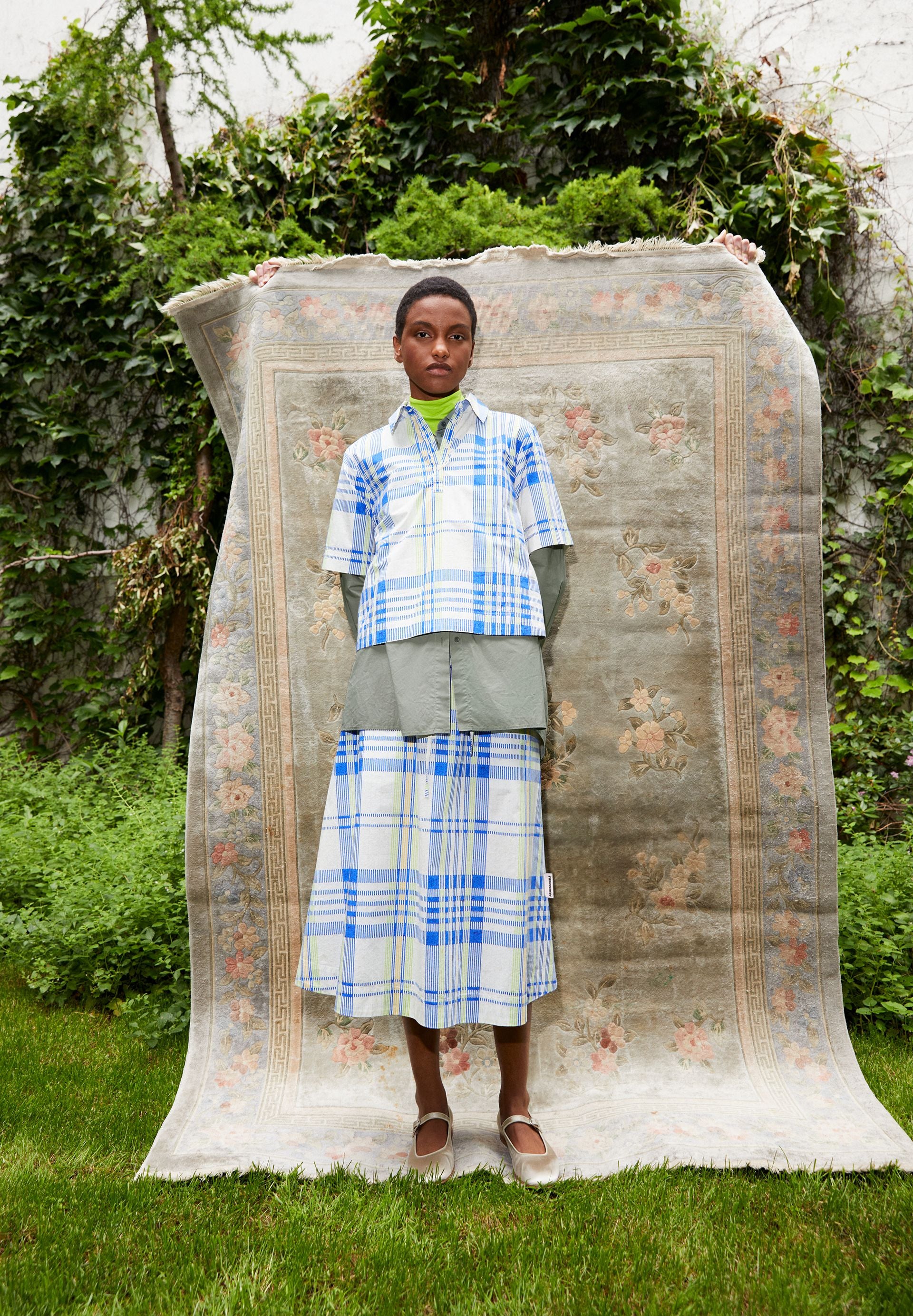 ELODIAA COLLEGE CHECK | oatmilk - Image 4