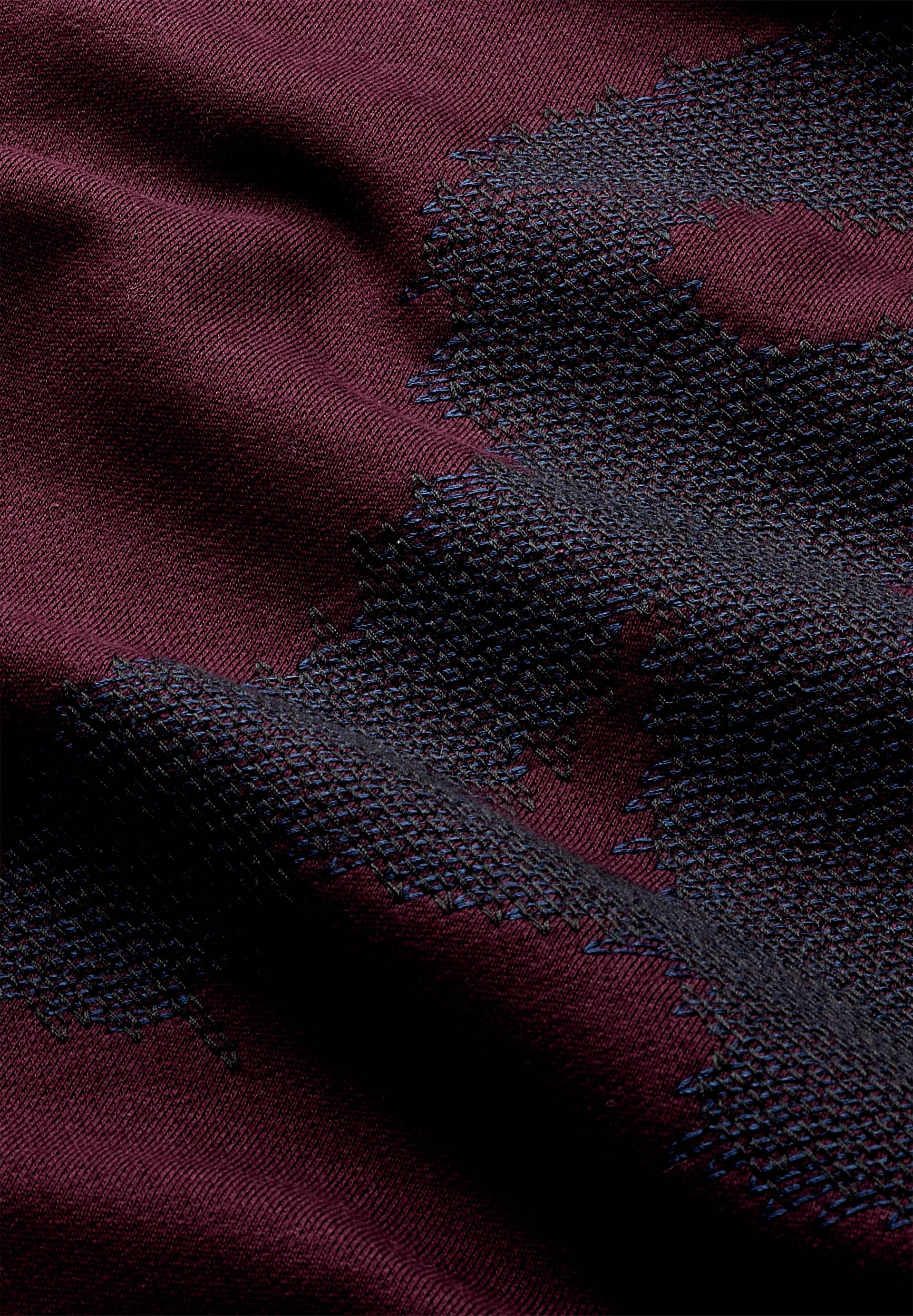 EMAAL Å ZICK ZACK SWEATSHIRT | dark cranberry - Image 6