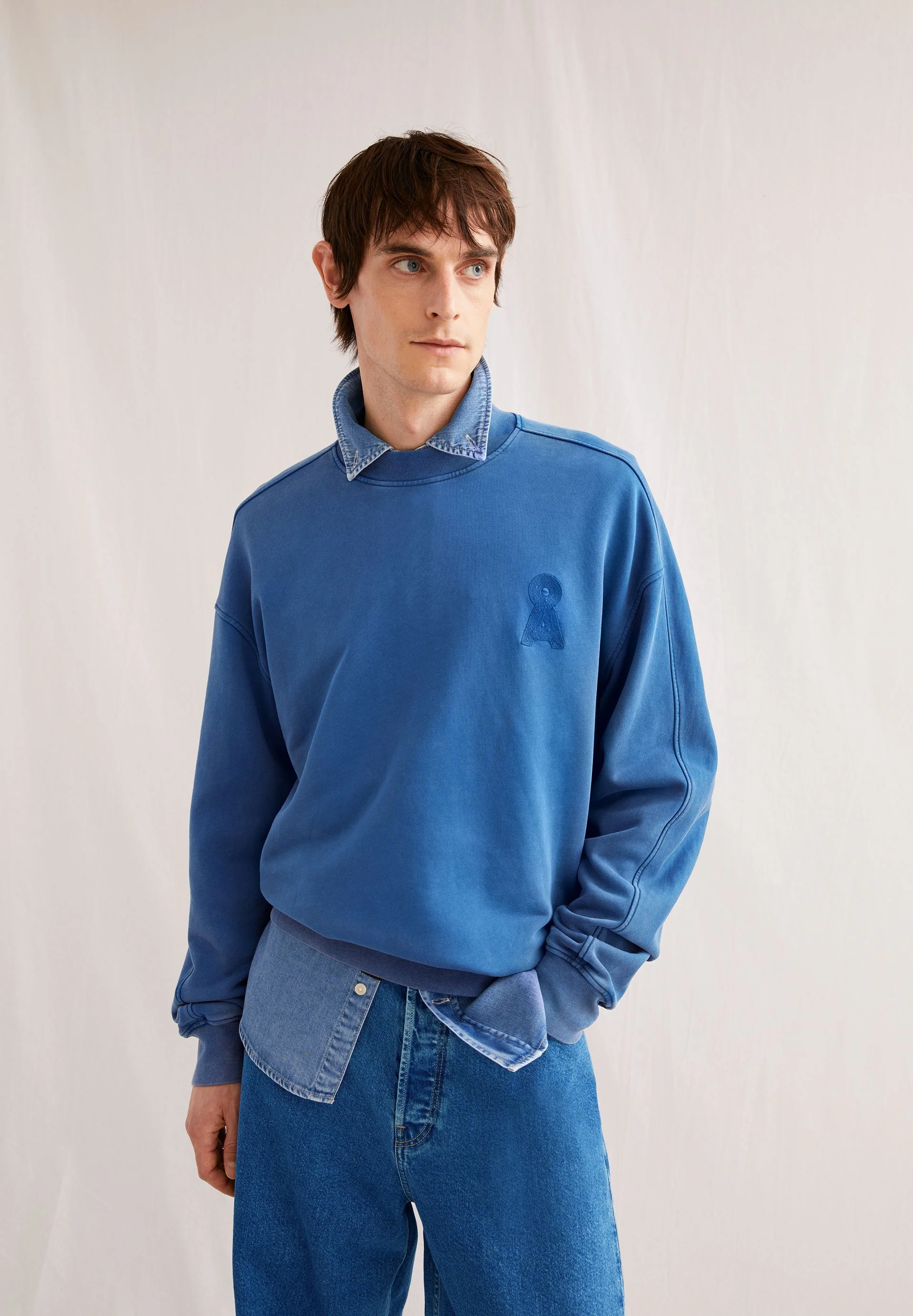 EMAAL CREWNECK GMT DYE | dynamo blue washed - Image 4