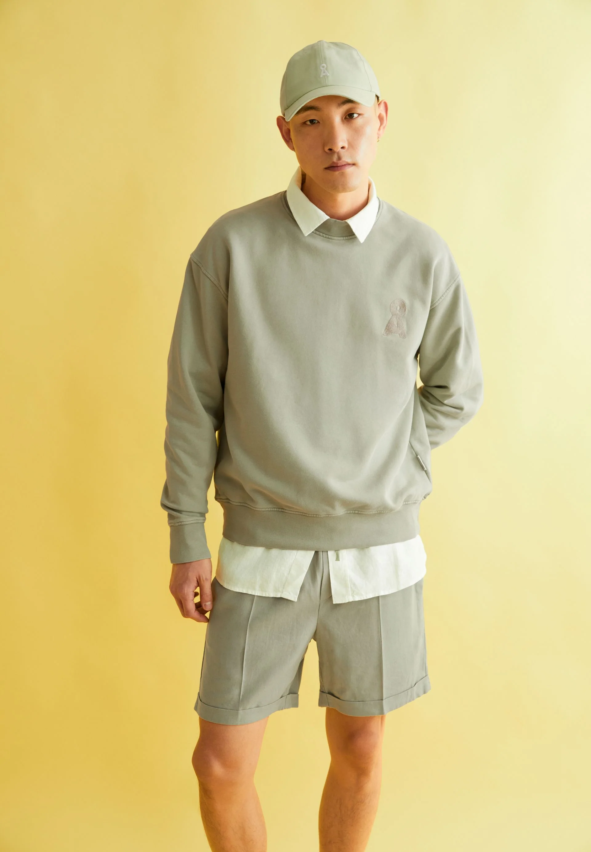 EMAAL CREWNECK GMT DYE | seagreen washed - Image 4