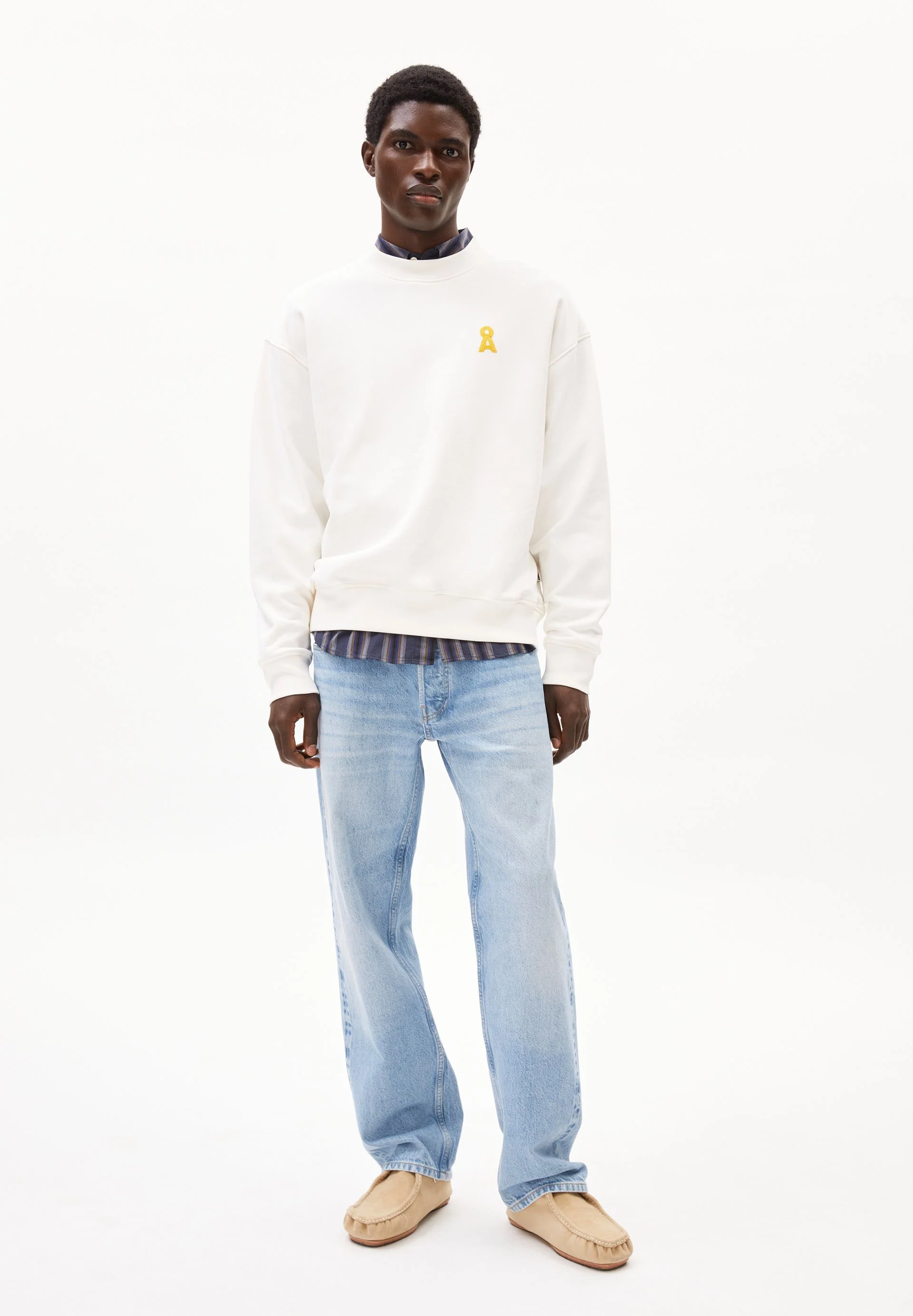 EMAAL CREWNECK ICONIC Å | light oatmilk - Image 5
