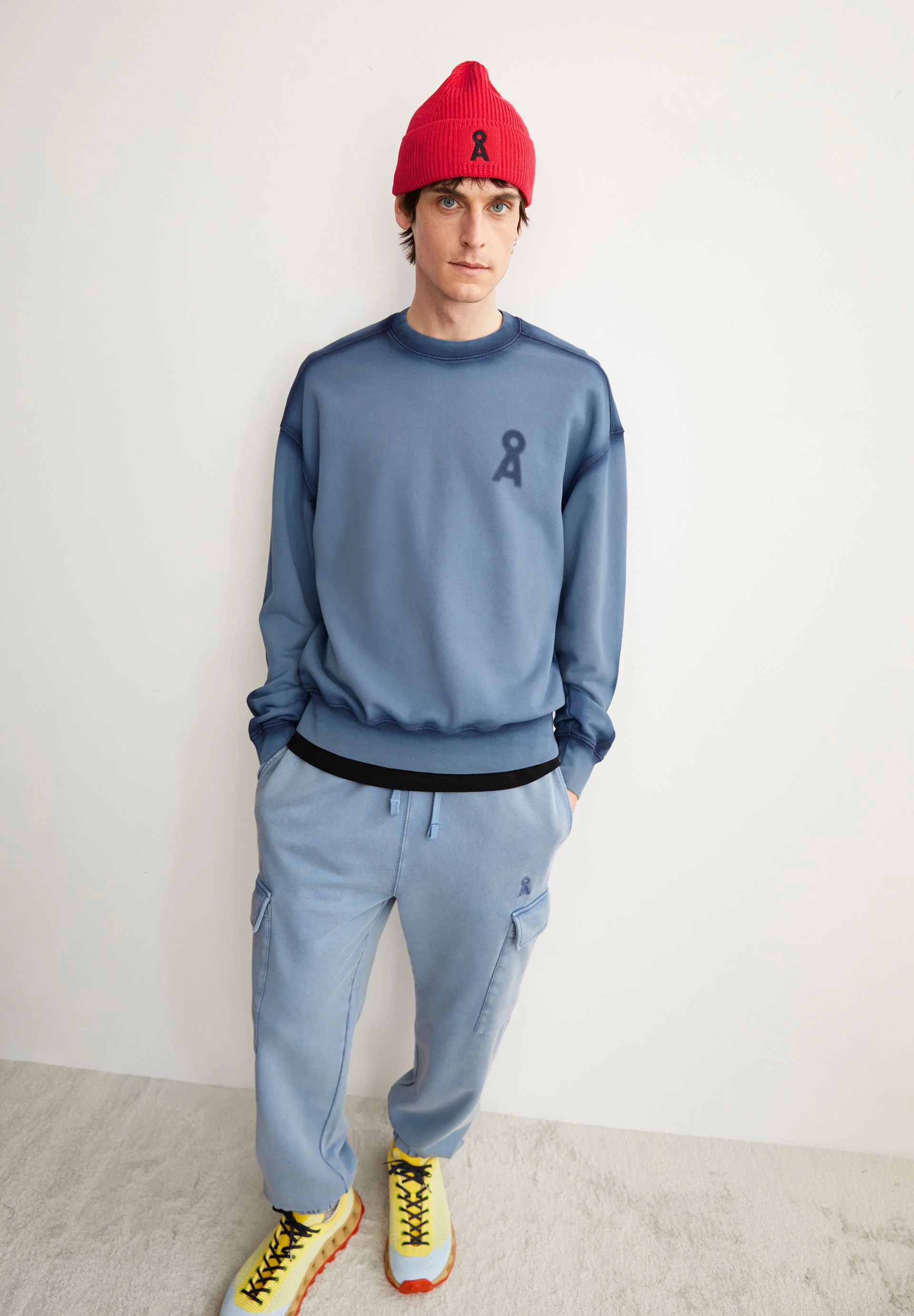 EMAAL GMT DYE SPRAY SWEATSHIRT | nightshadow washed - Image 4