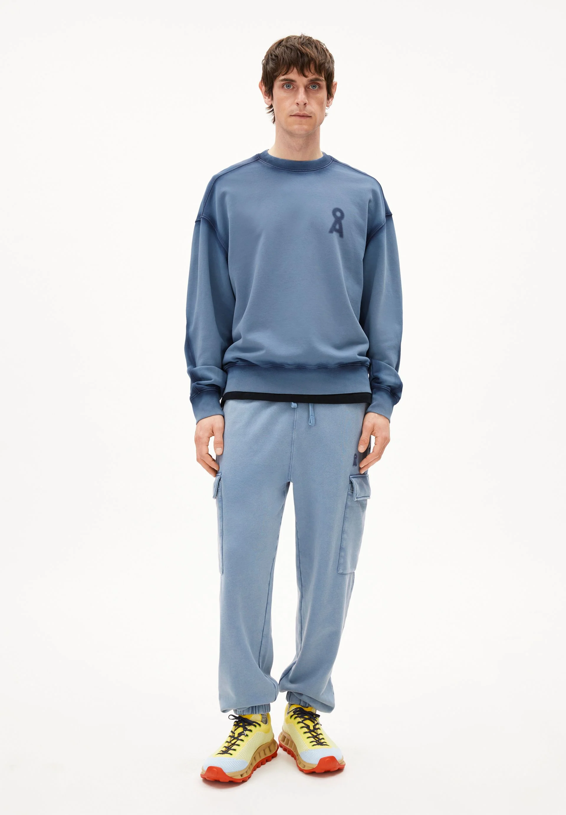 EMAAL GMT DYE SPRAY SWEATSHIRT | nightshadow washed - Image 5