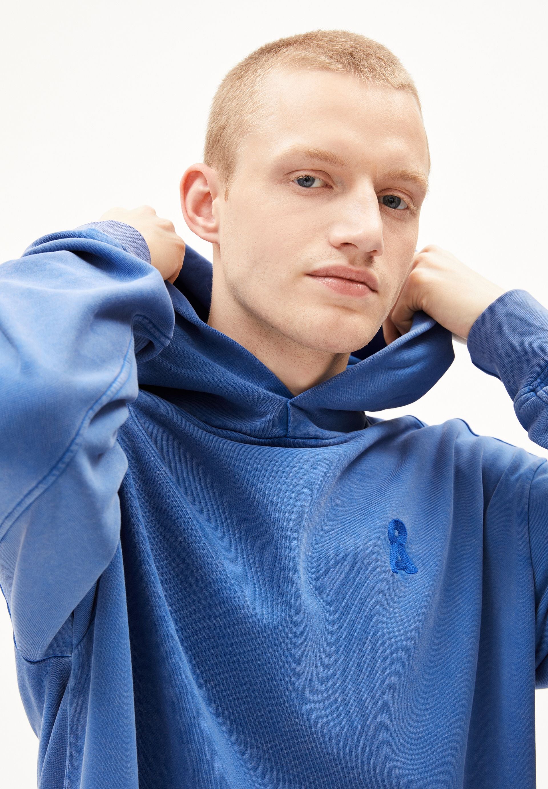 EMAAL HOODIE GMT DYE | dynamo blue washed - Image 3