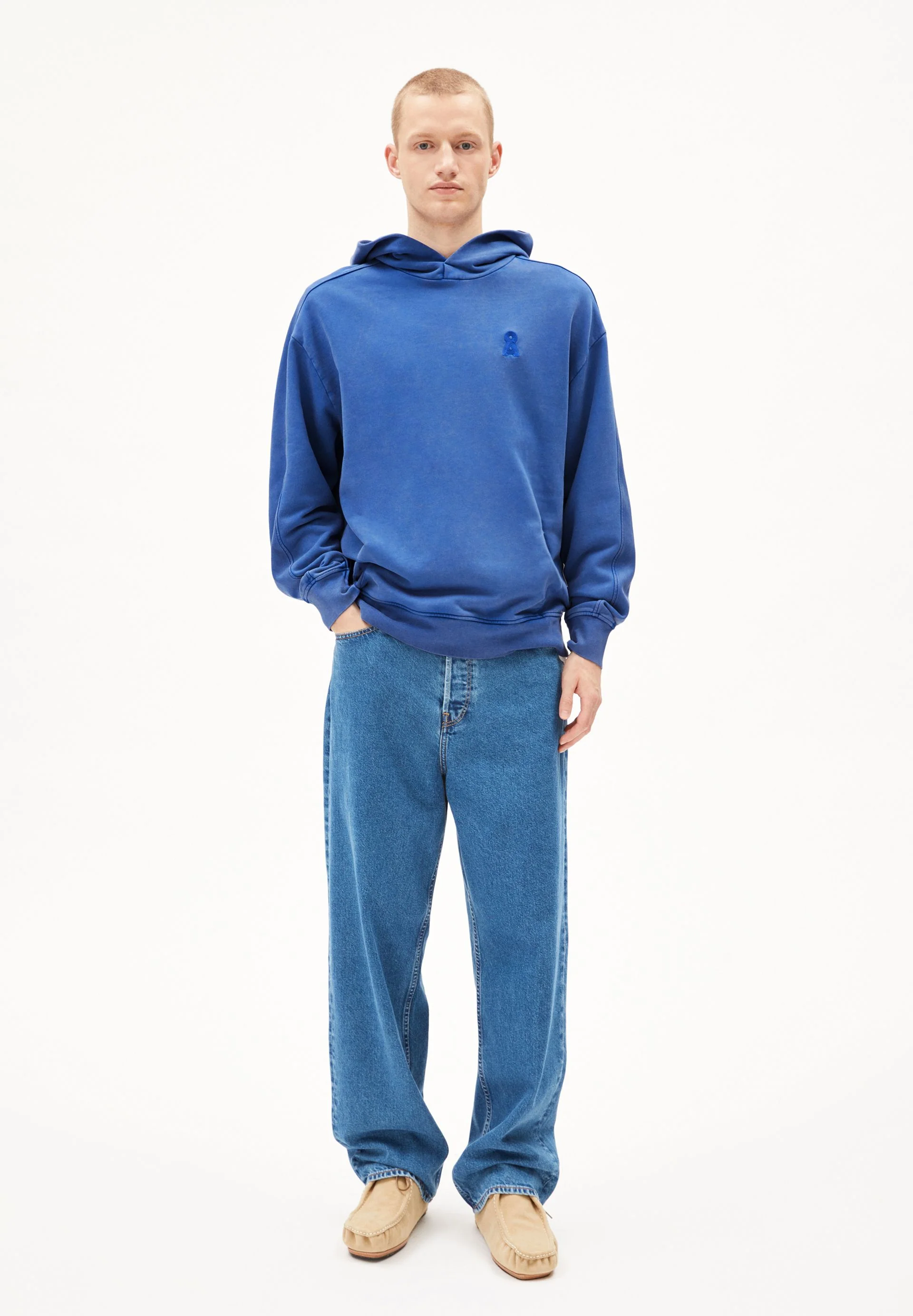 EMAAL HOODIE GMT DYE | dynamo blue washed - Image 5