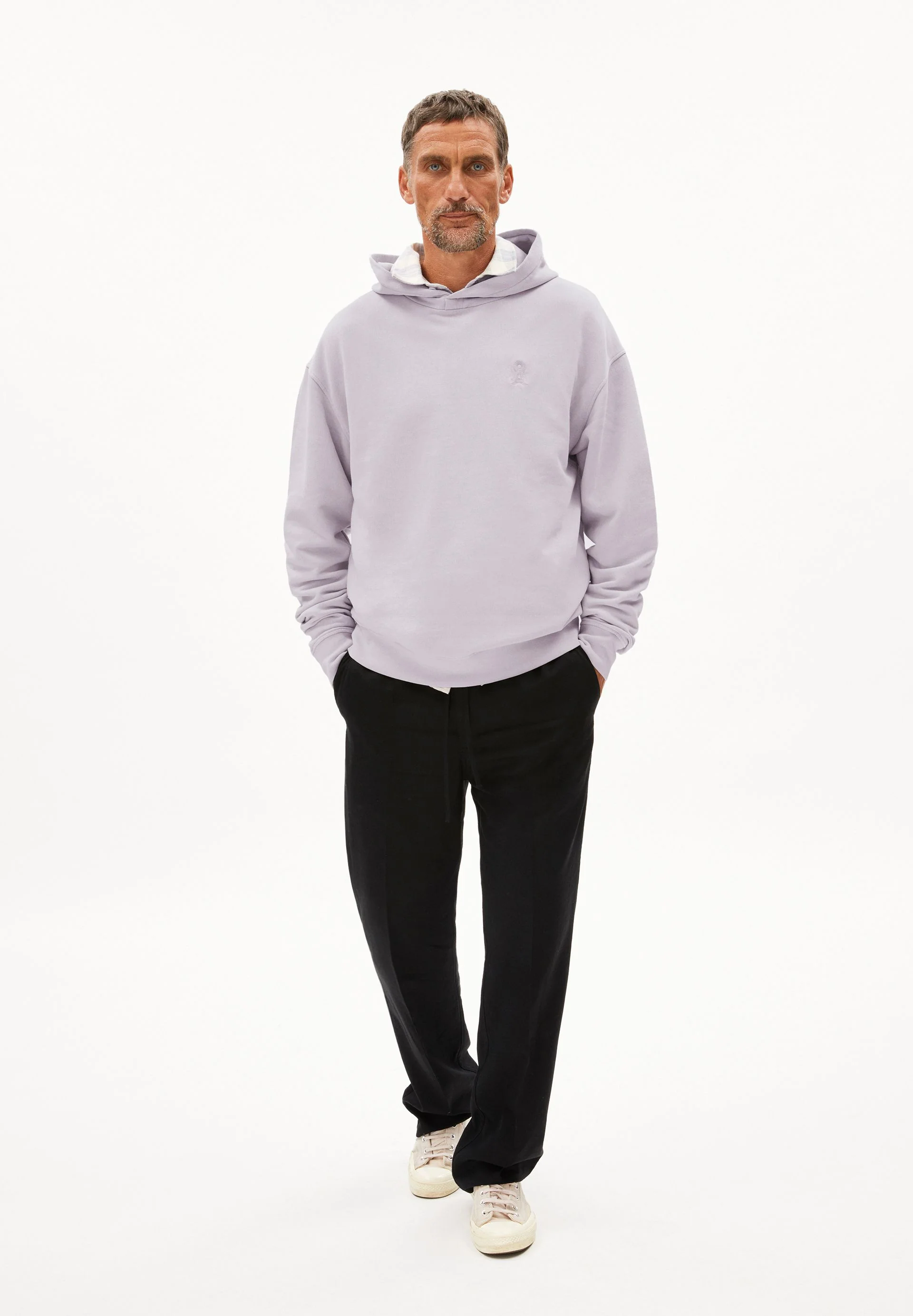 EMAAL HOODIE GMT DYE | soft lilac washed - Image 5