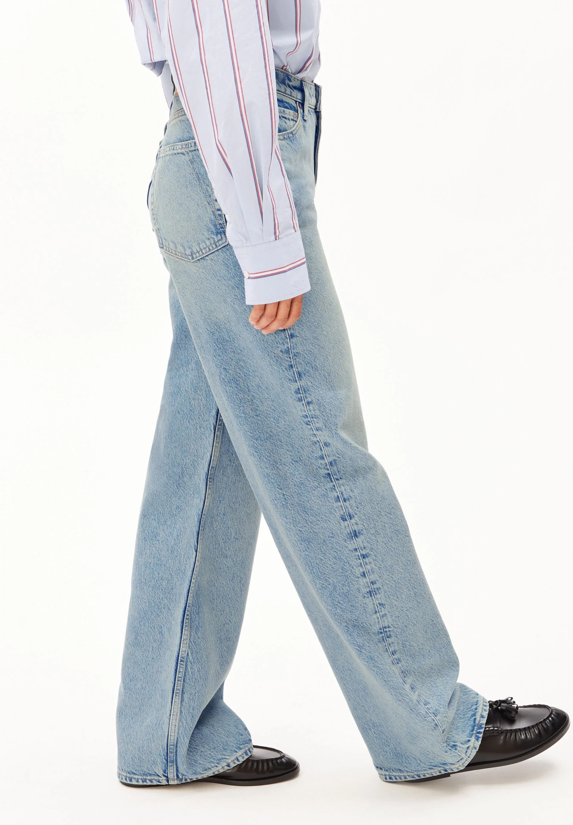ENIJAA HIGH WAIST WIDE JEANS | airy - Image 6