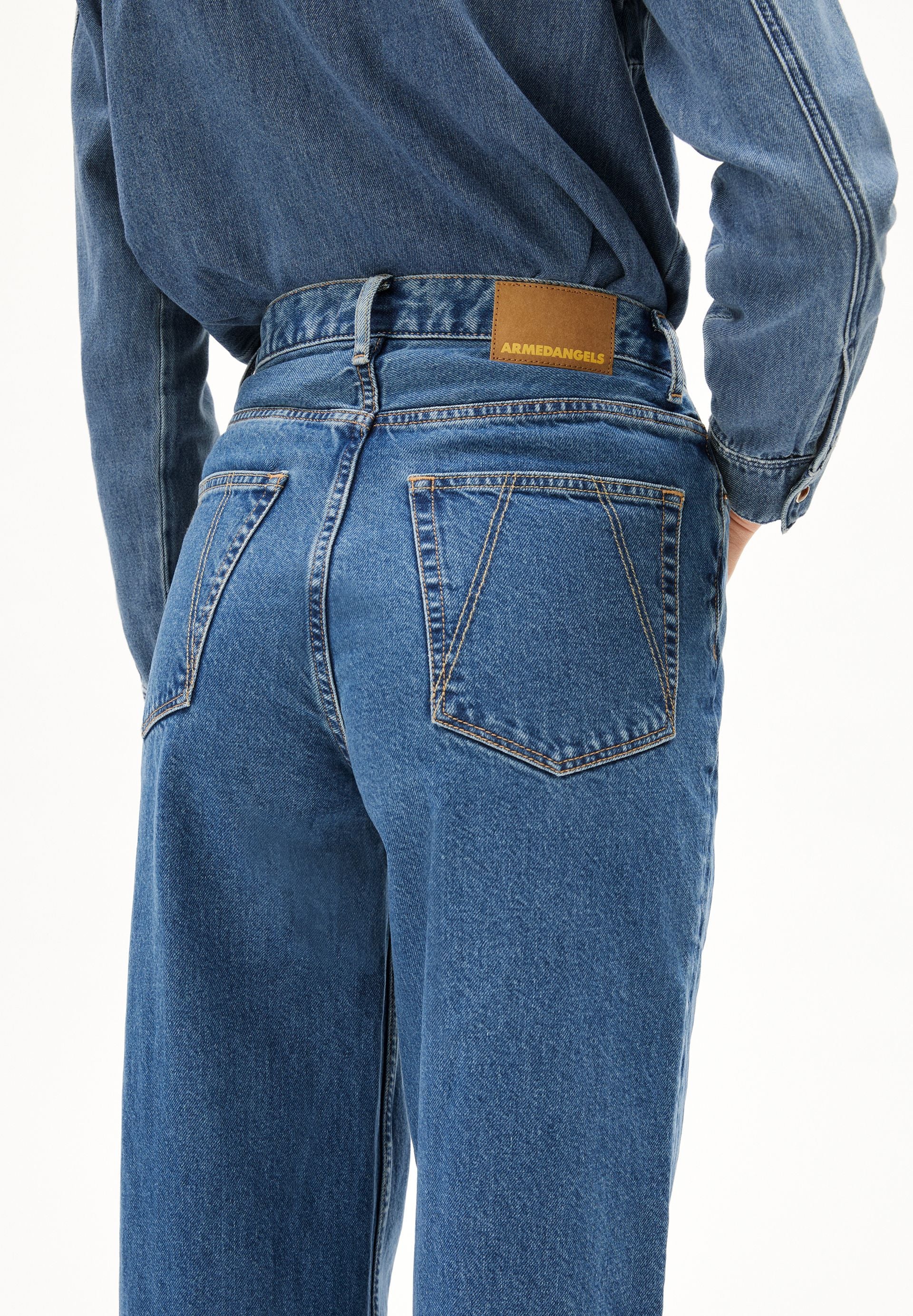 ENIJAA HIGH WAIST WIDE JEANS | daydream - Image 3