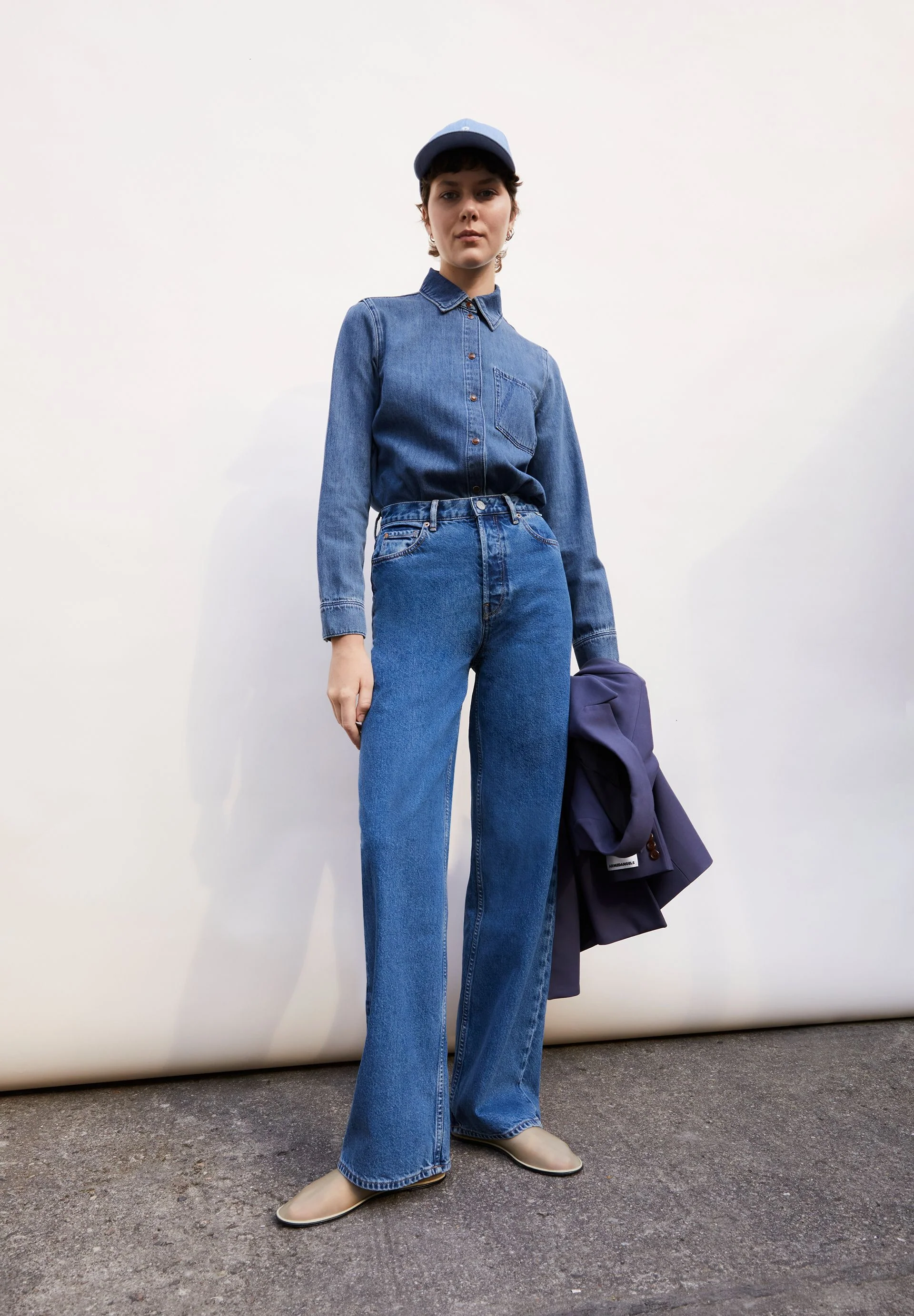 ENIJAA HIGH WAIST WIDE JEANS | daydream - Image 4