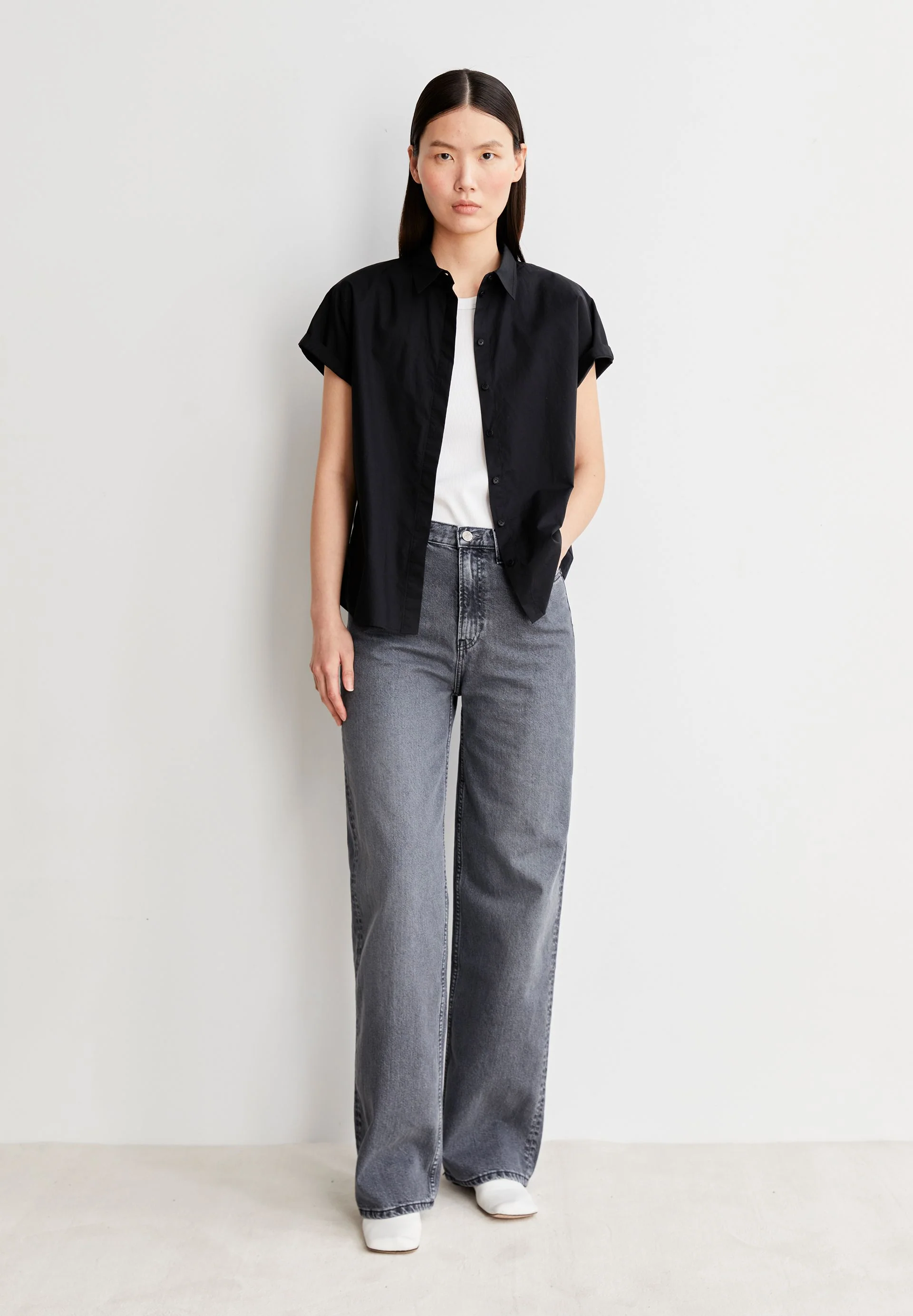 ENIJAA HIGH WAIST WIDE JEANS | dione - Image 4