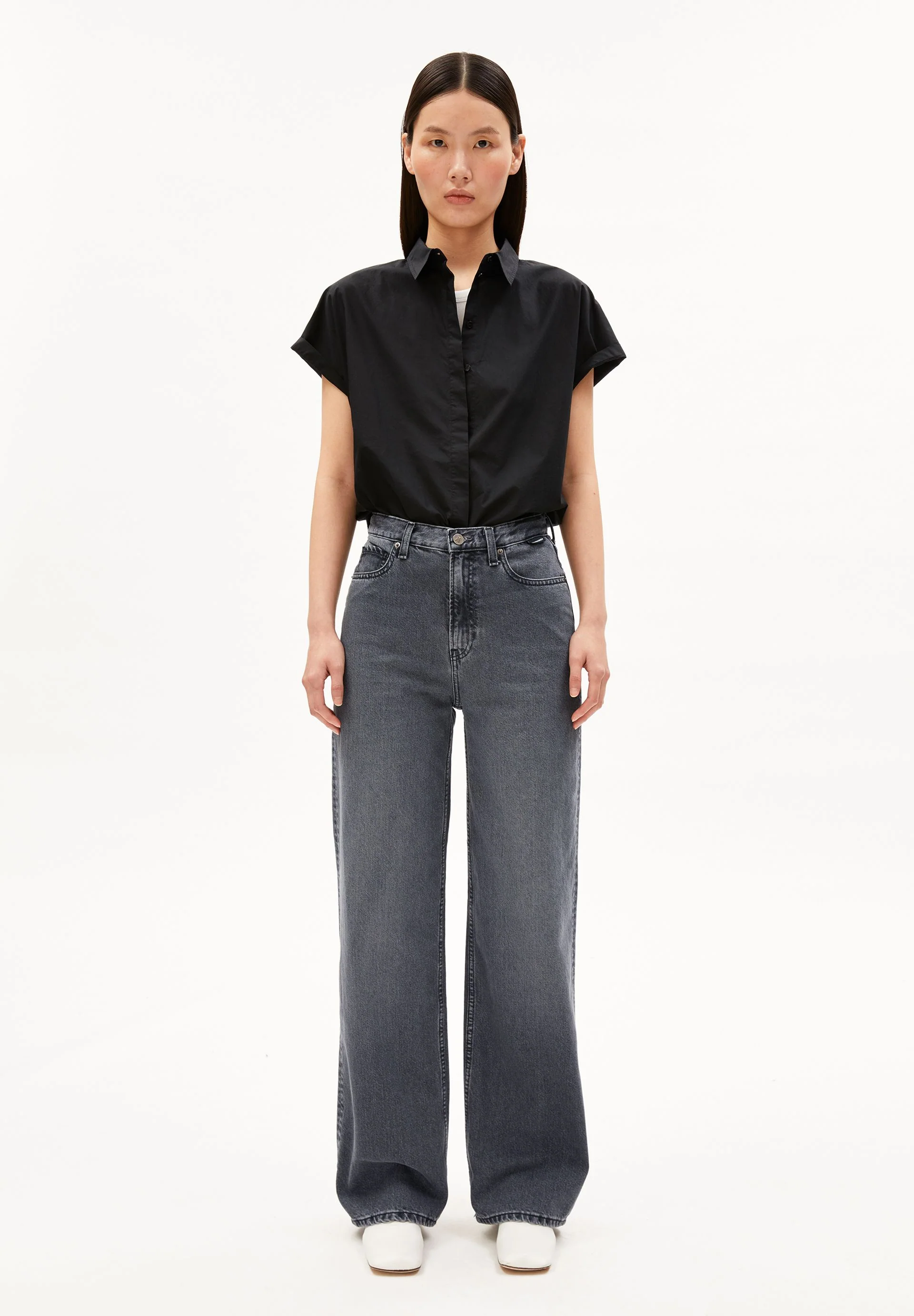 ENIJAA HIGH WAIST WIDE JEANS | dione - Image 5