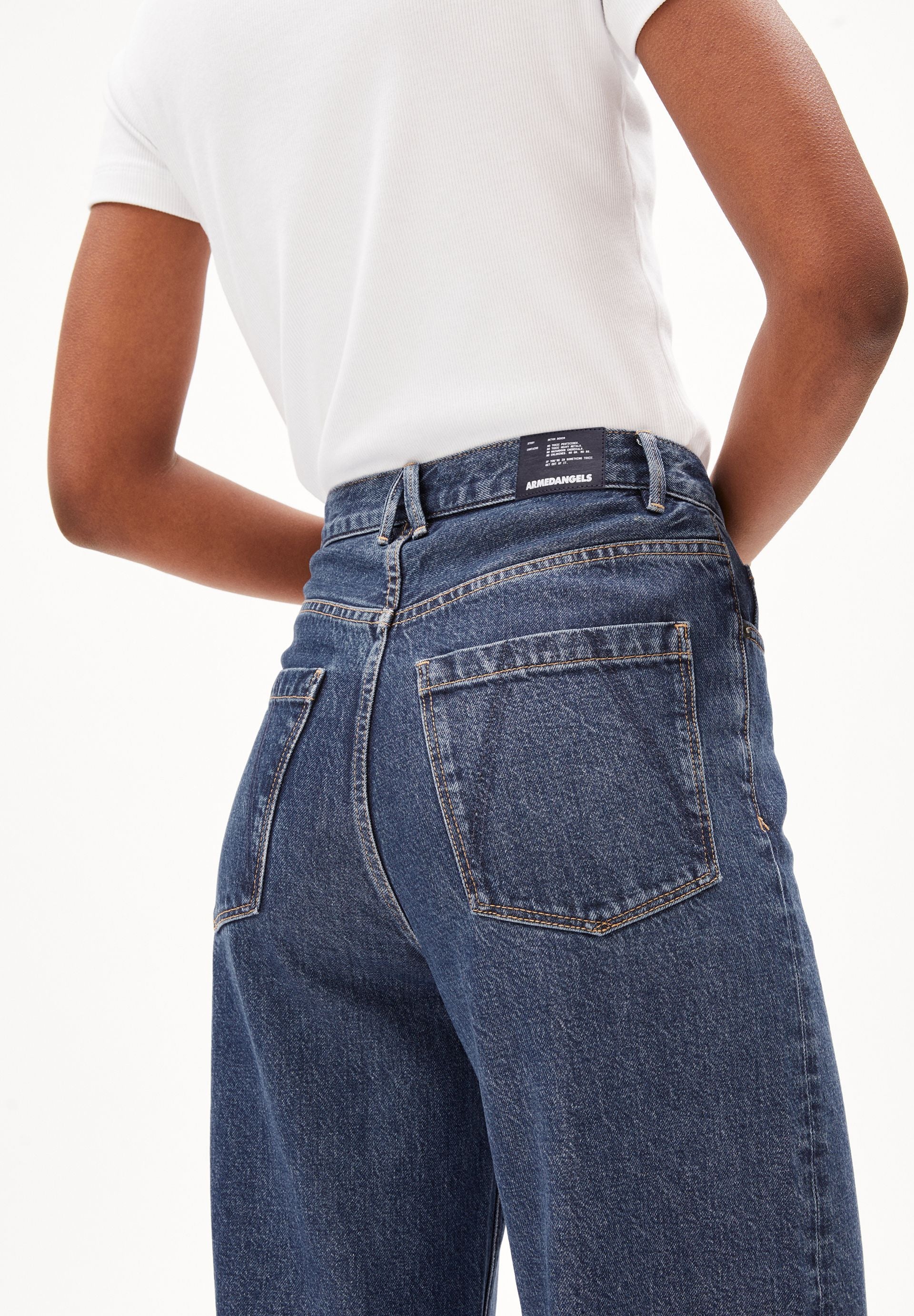 ENIJAA FLOW HIGH WAIST WIDE JEANS | mountain blast - Image 3