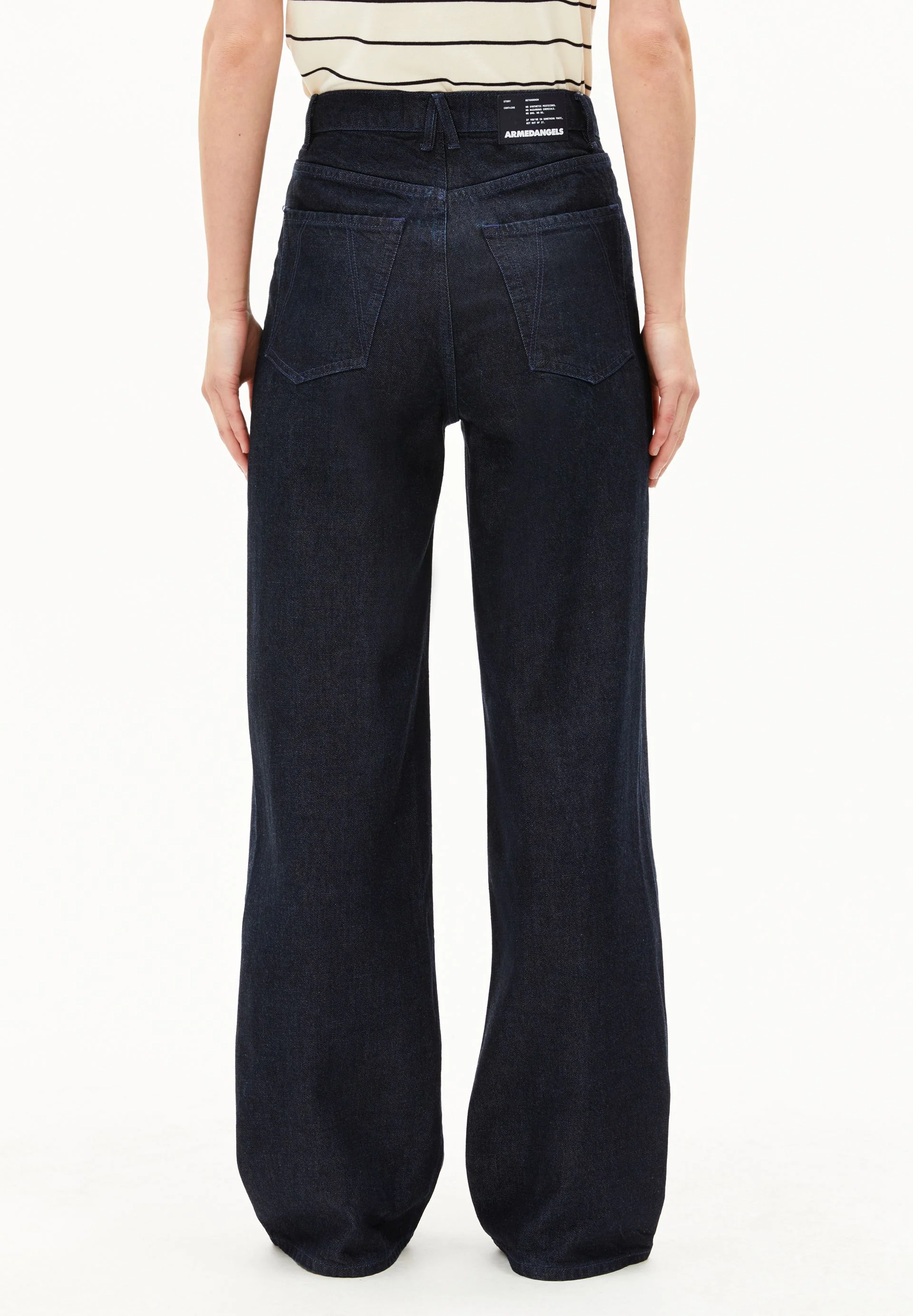 ENIJAA FLOW HIGH WAIST WIDE JEANS | rinse - Image 2