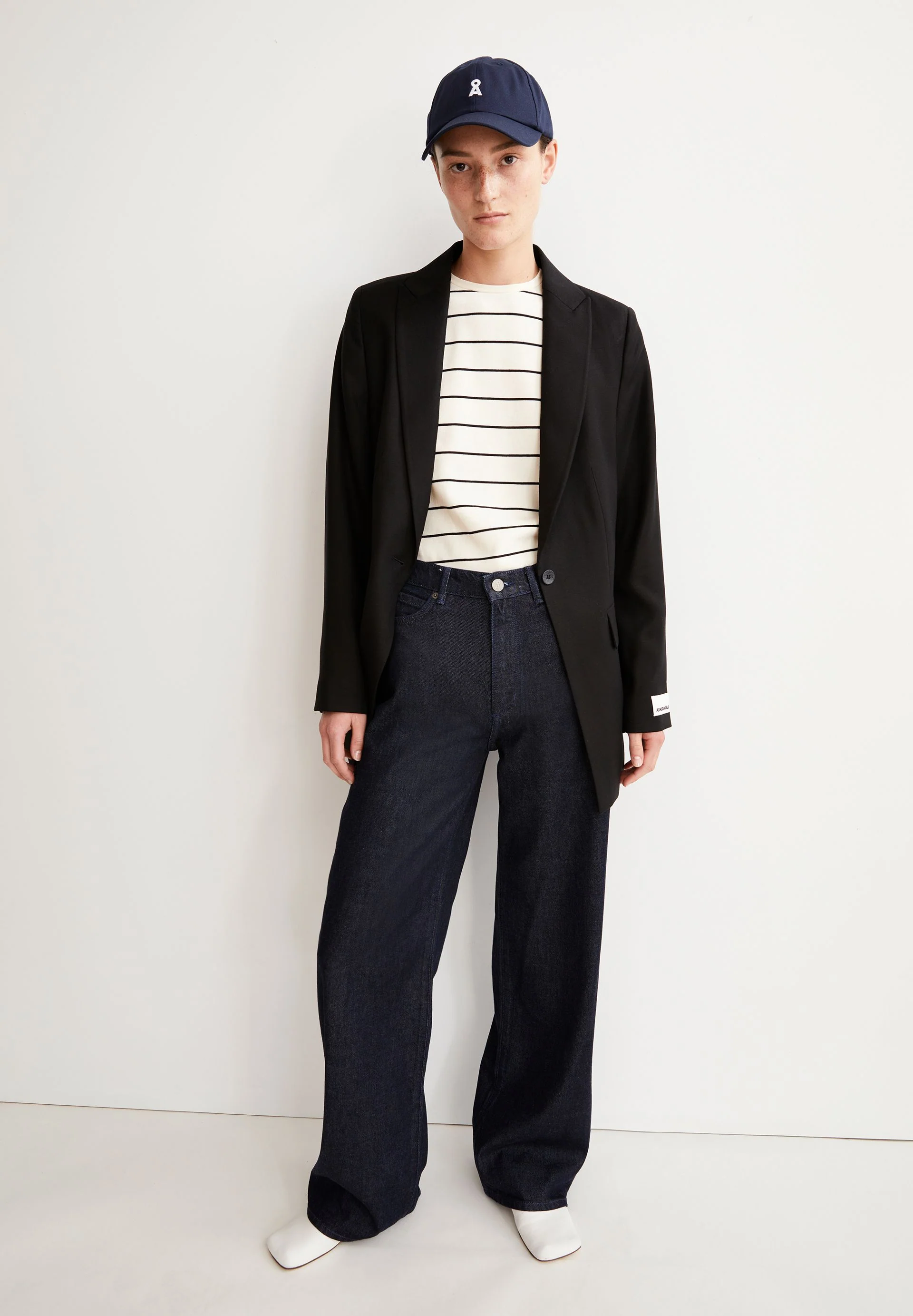 ENIJAA FLOW HIGH WAIST WIDE JEANS | rinse - Image 4