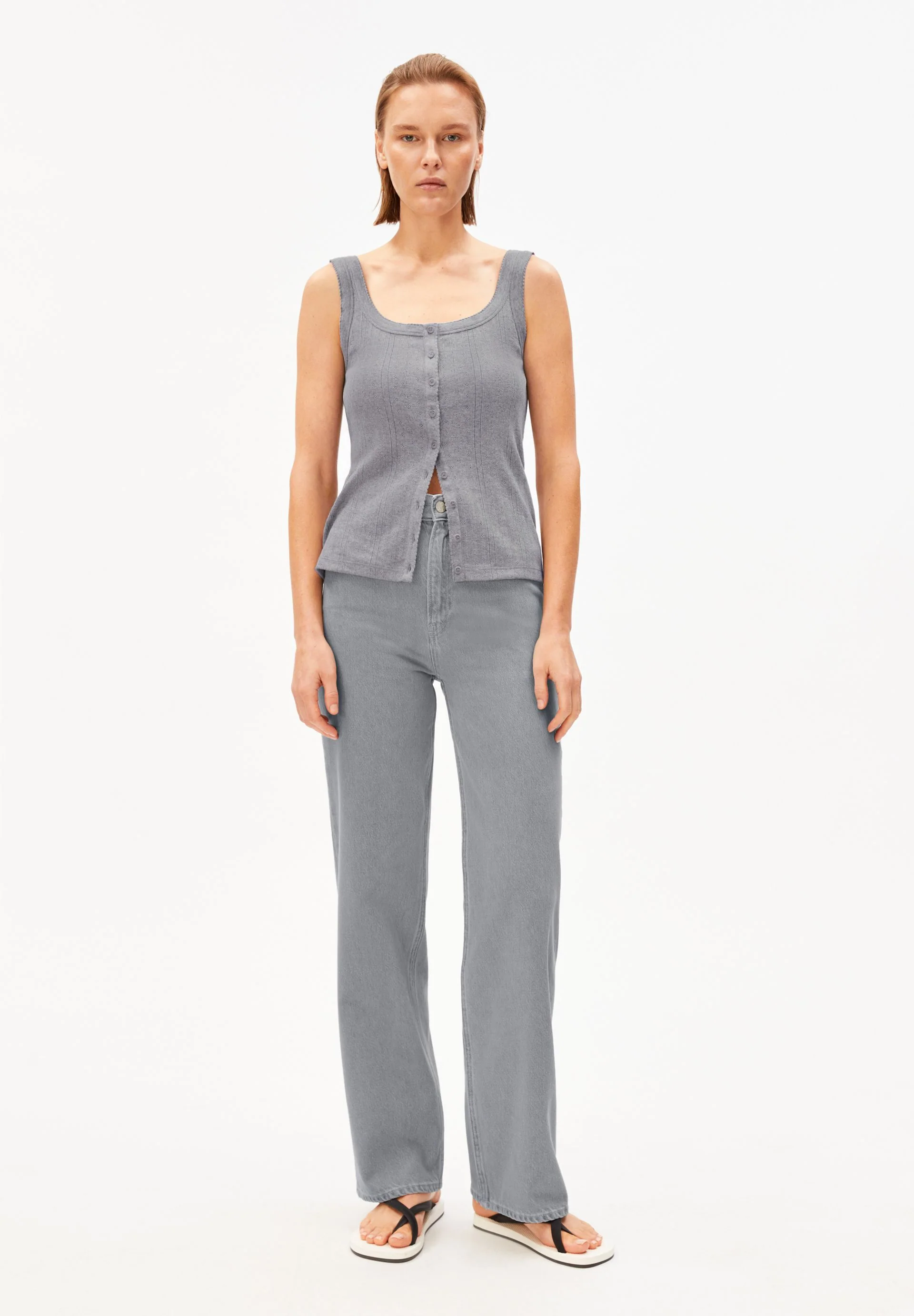 ENIJAA HIGH WAIST WIDE JEANS | loa - Image 5