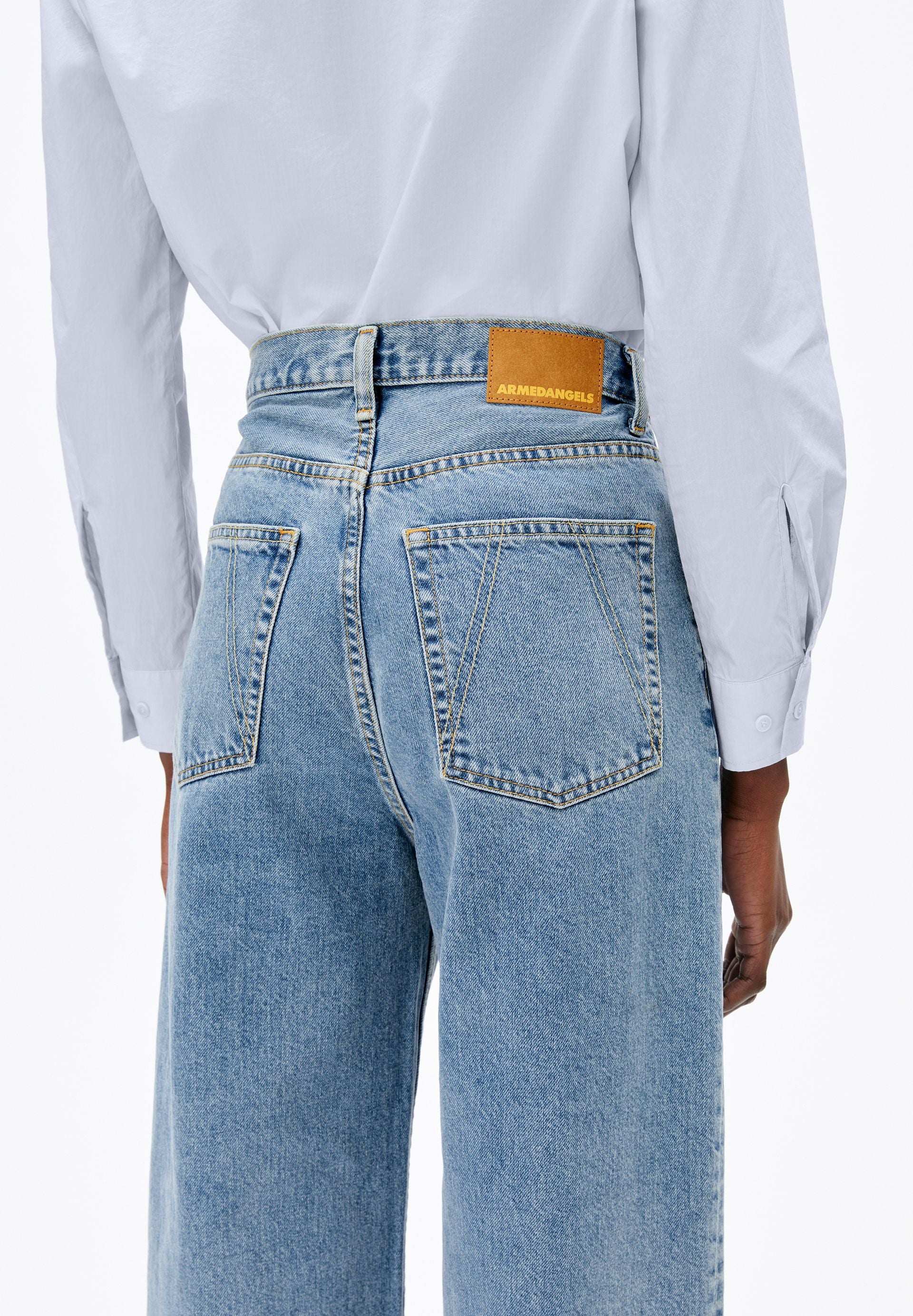 ENIJAA HIGH WAIST WIDE JEANS | horizon - Image 3