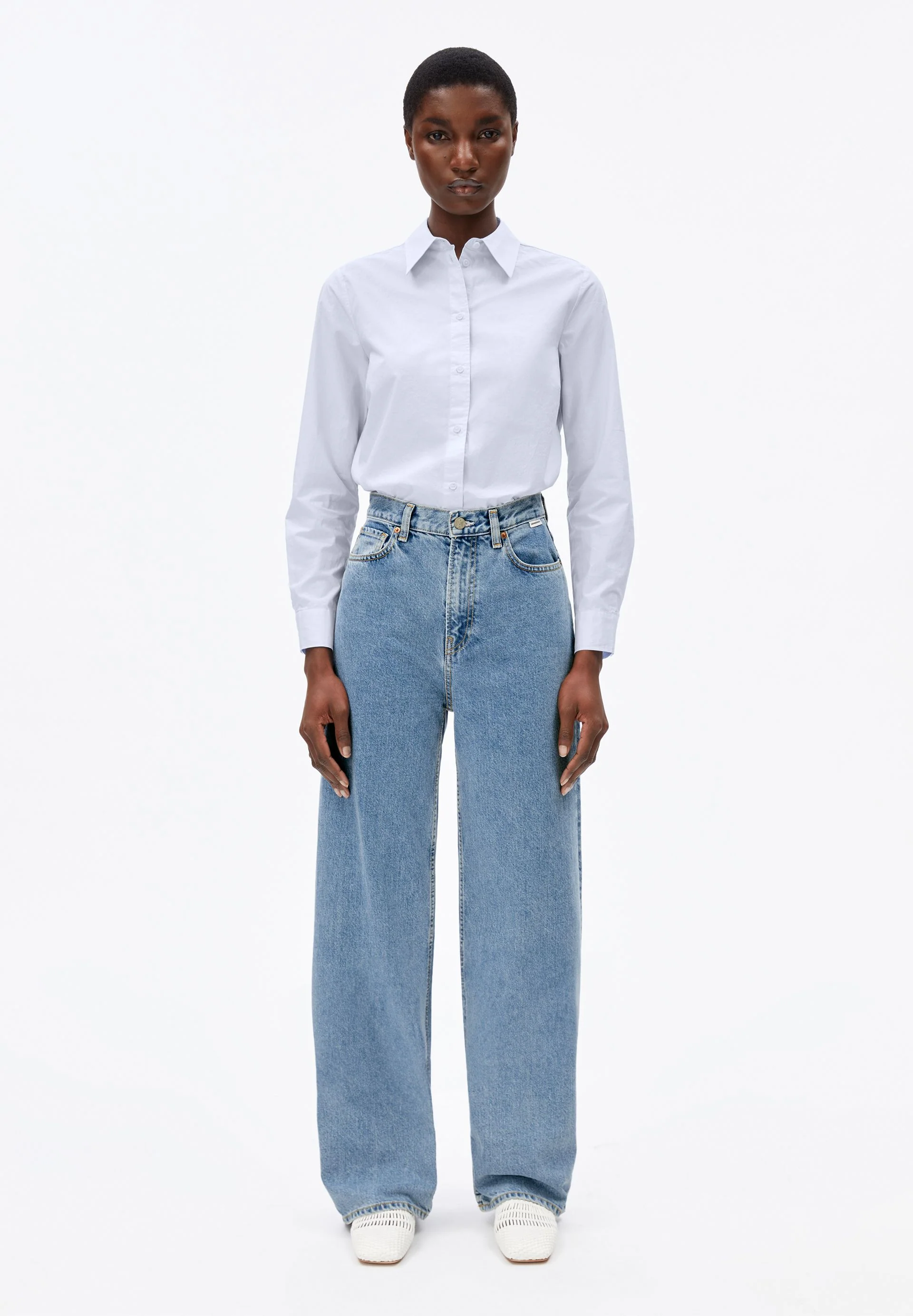 ENIJAA HIGH WAIST WIDE JEANS | horizon - Image 5