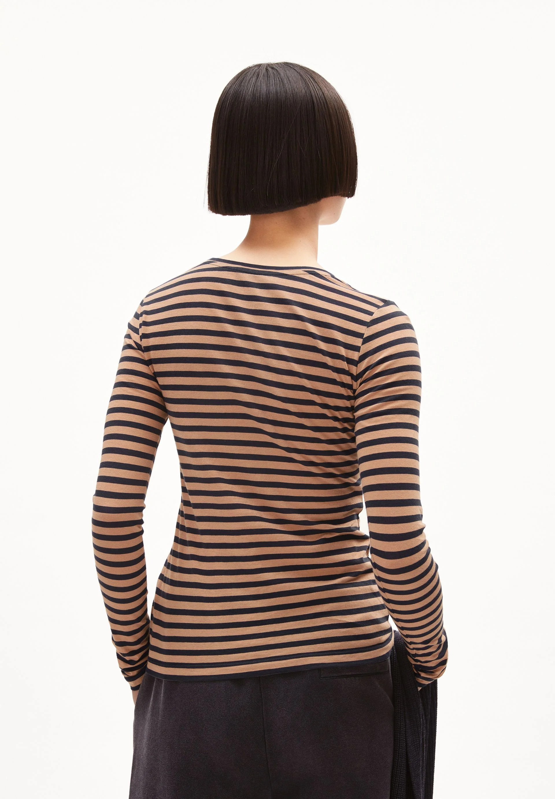 ENRICCAA STRIPES | cinnamon dust-night sky - Image 2