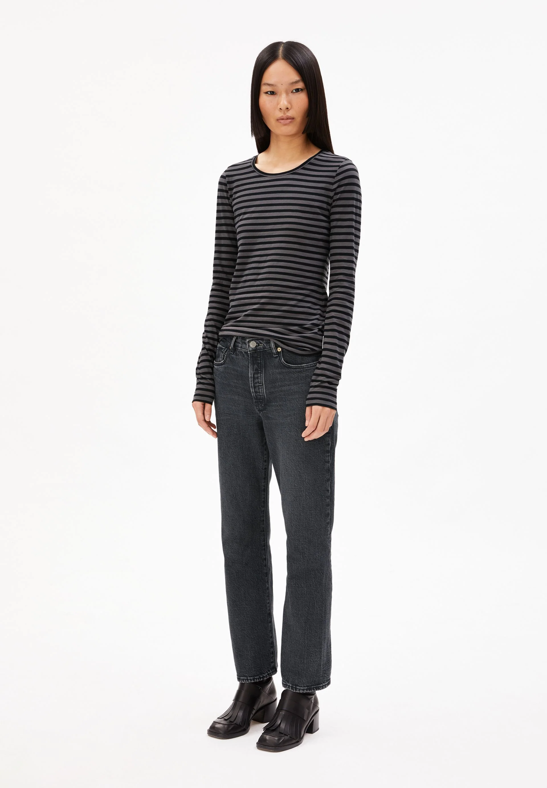 ENRICCAA STRIPES | iron cast-black - Image 5