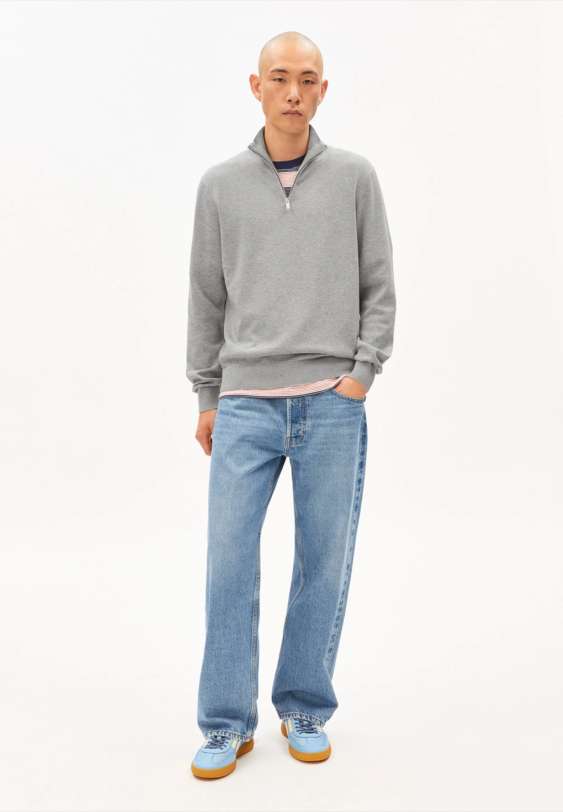 FAABES STRICK-TROYER | silver melange - Image 5